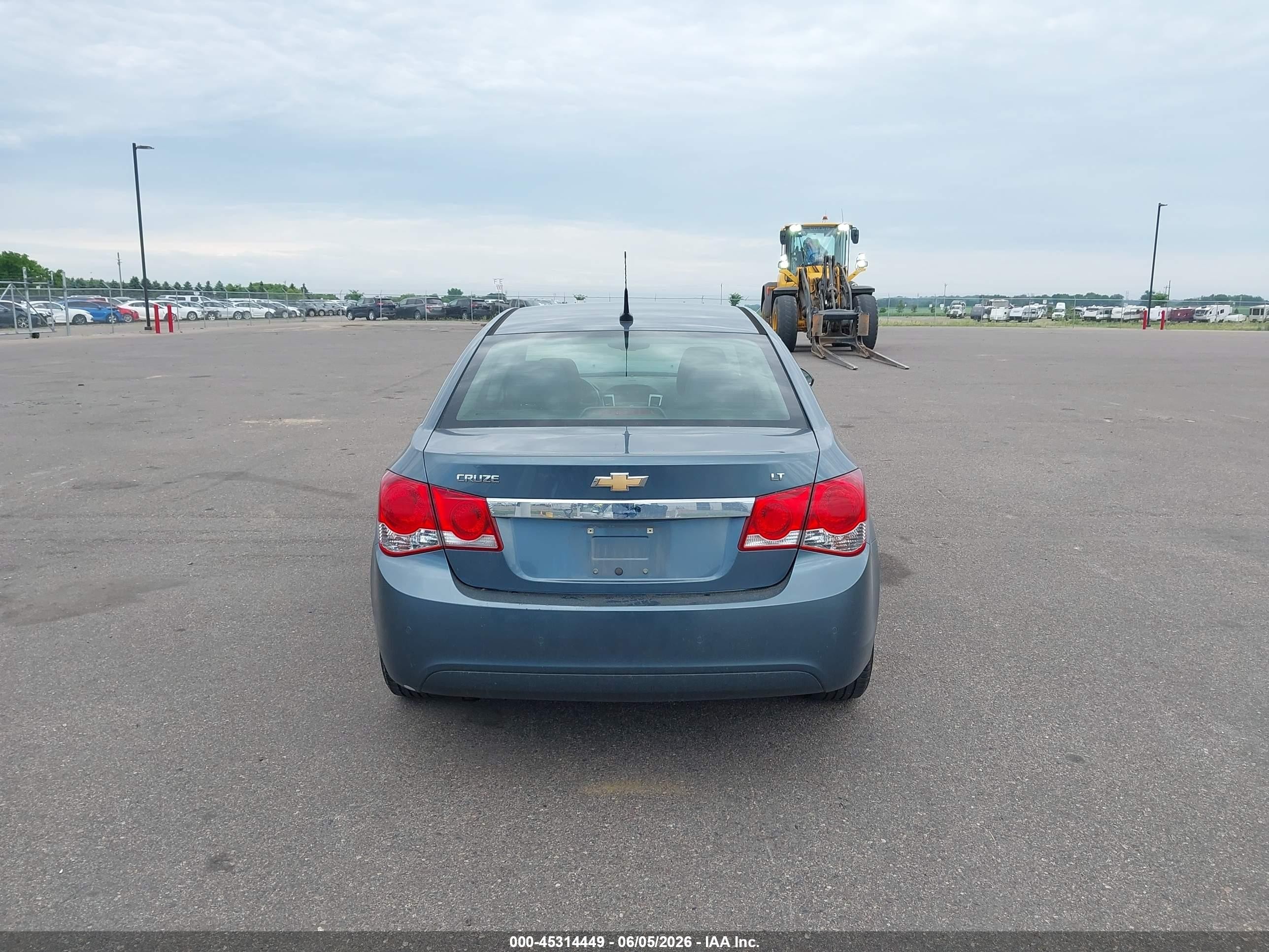 2012 Chevrolet Cruze 1lt Blue vin: 1G1PF5SCXC7275185