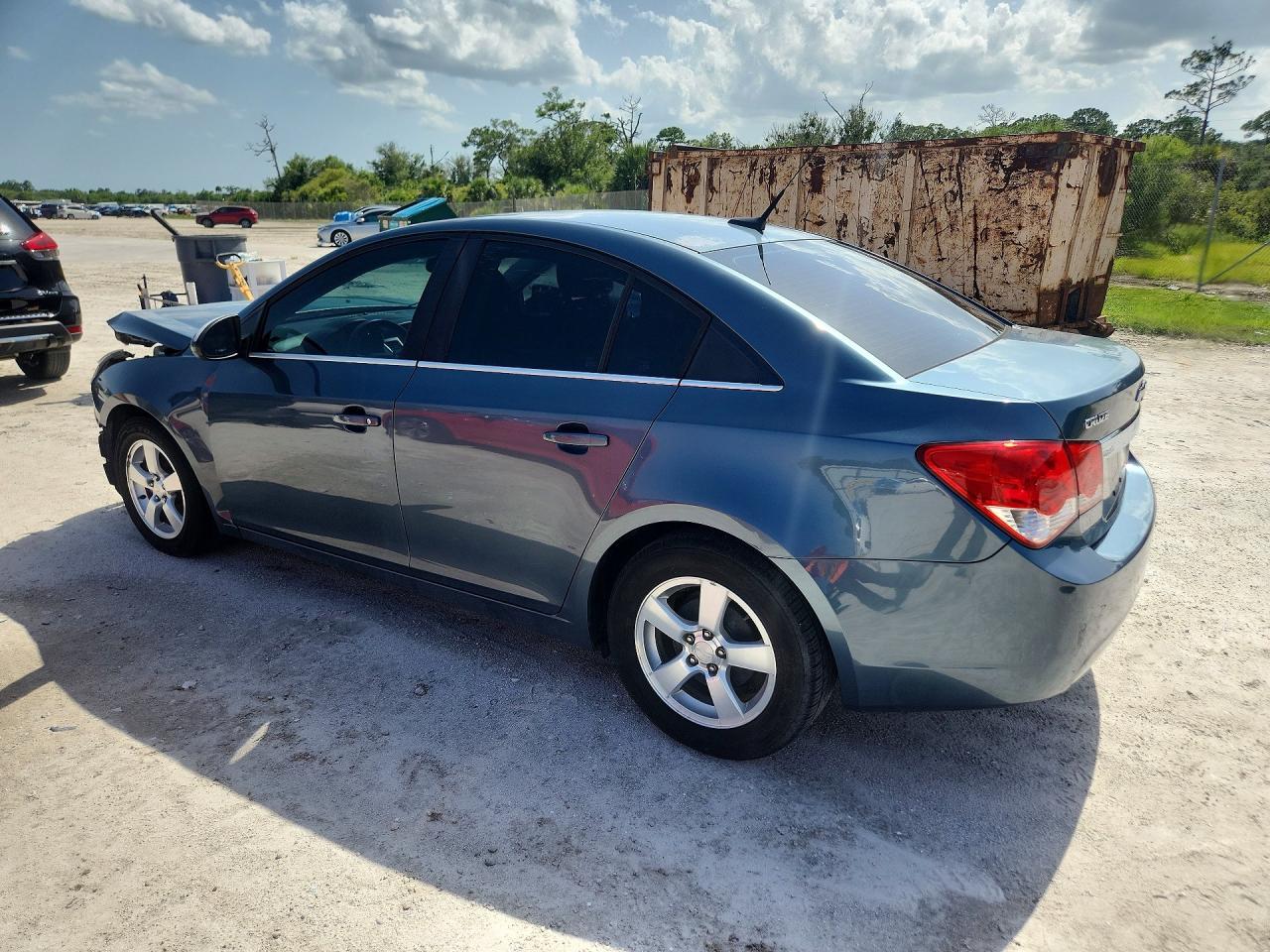 2012 Chevrolet Cruze Lt Blue vin: 1G1PF5SCXC7300876