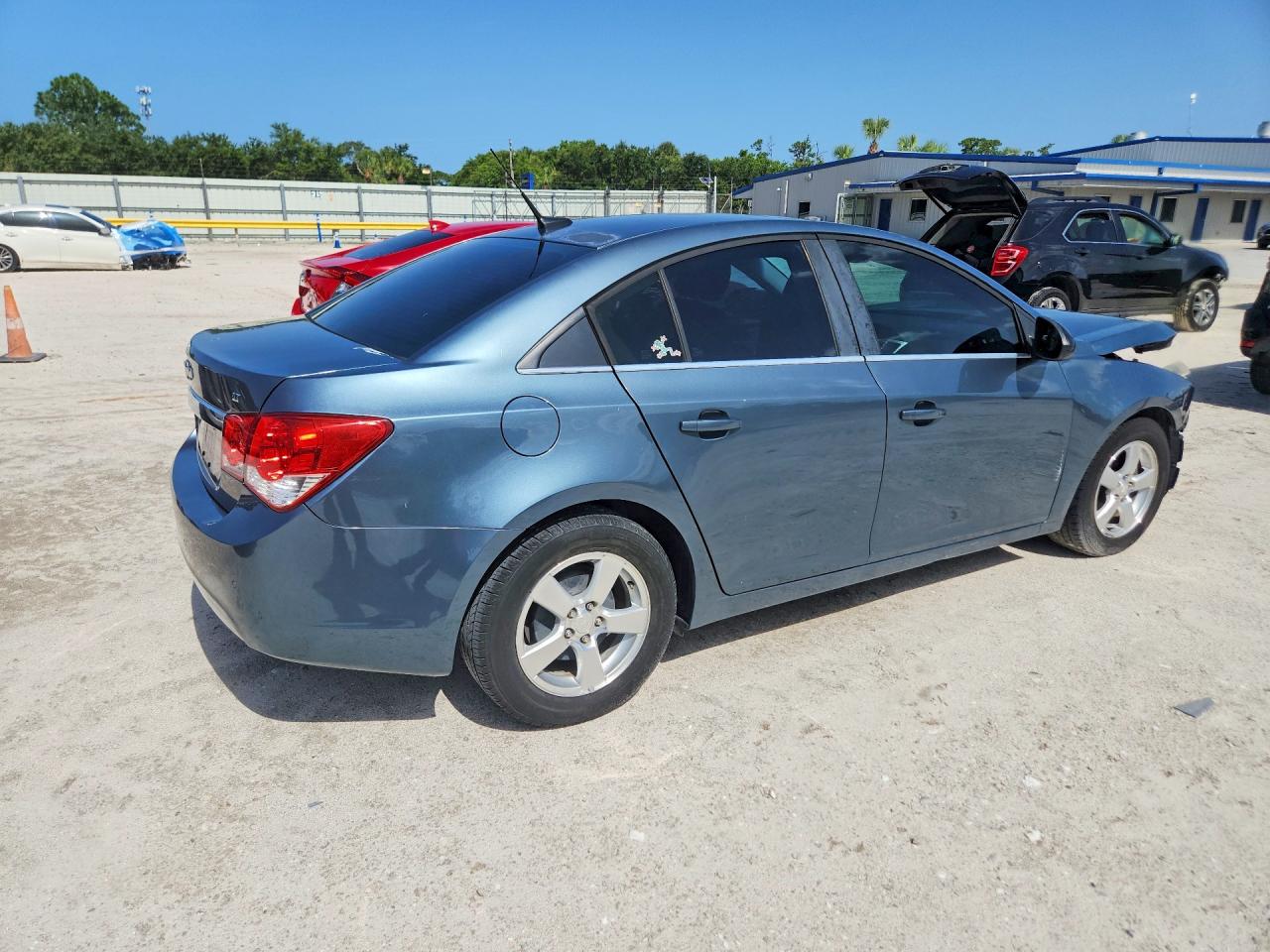 2012 Chevrolet Cruze Lt Blue vin: 1G1PF5SCXC7300876