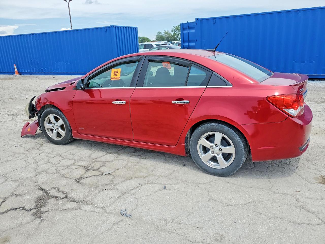 2012 Chevrolet Cruze Lt Red vin: 1G1PF5SCXC7323302