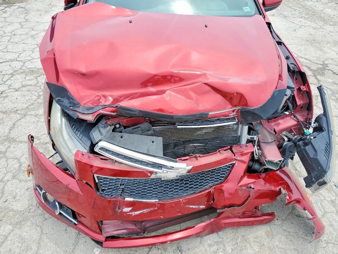 2012 Chevrolet Cruze Lt Red vin: 1G1PF5SCXC7323302