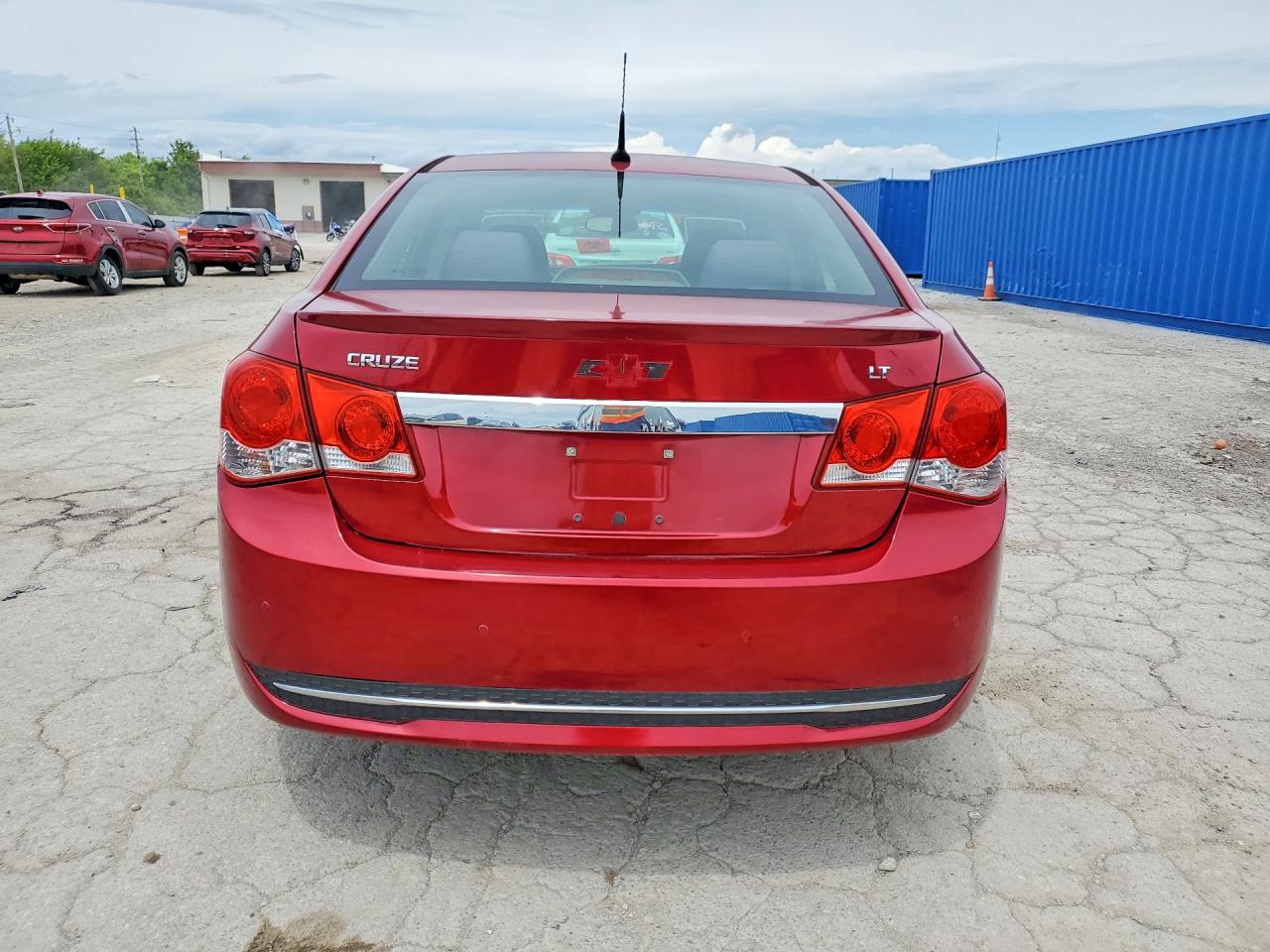 2012 Chevrolet Cruze Lt Red vin: 1G1PF5SCXC7323302