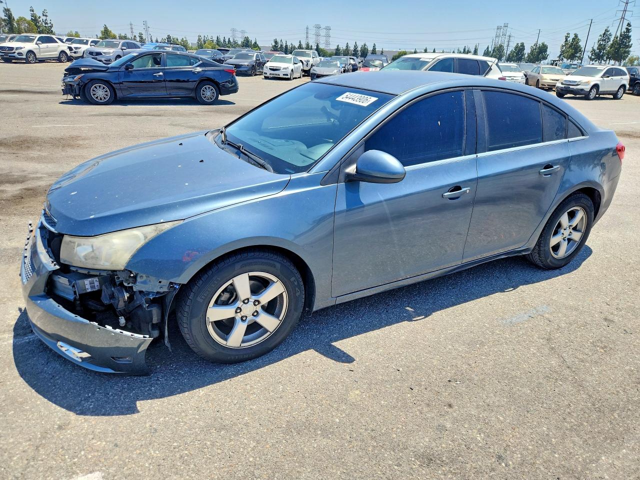 2012 Chevrolet Cruze Lt Blue vin: 1G1PF5SCXC7356042