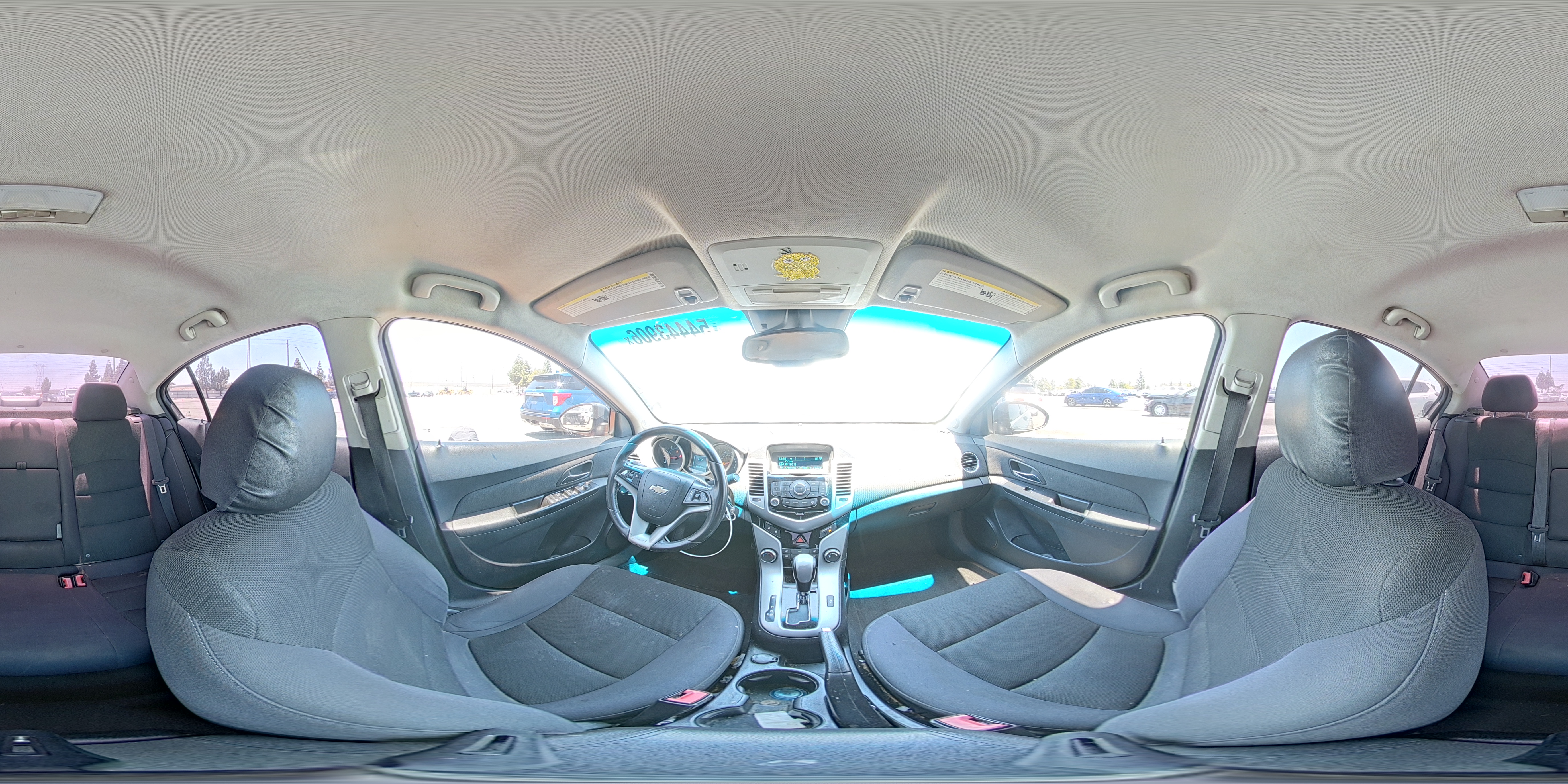 2012 Chevrolet Cruze Lt Blue vin: 1G1PF5SCXC7356042