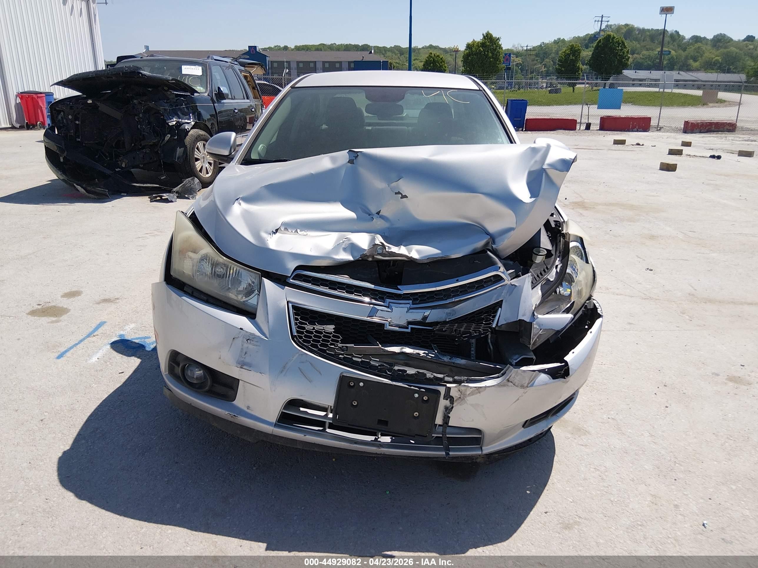 2012 Chevrolet Cruze 1lt Silver vin: 1G1PF5SCXC7361158