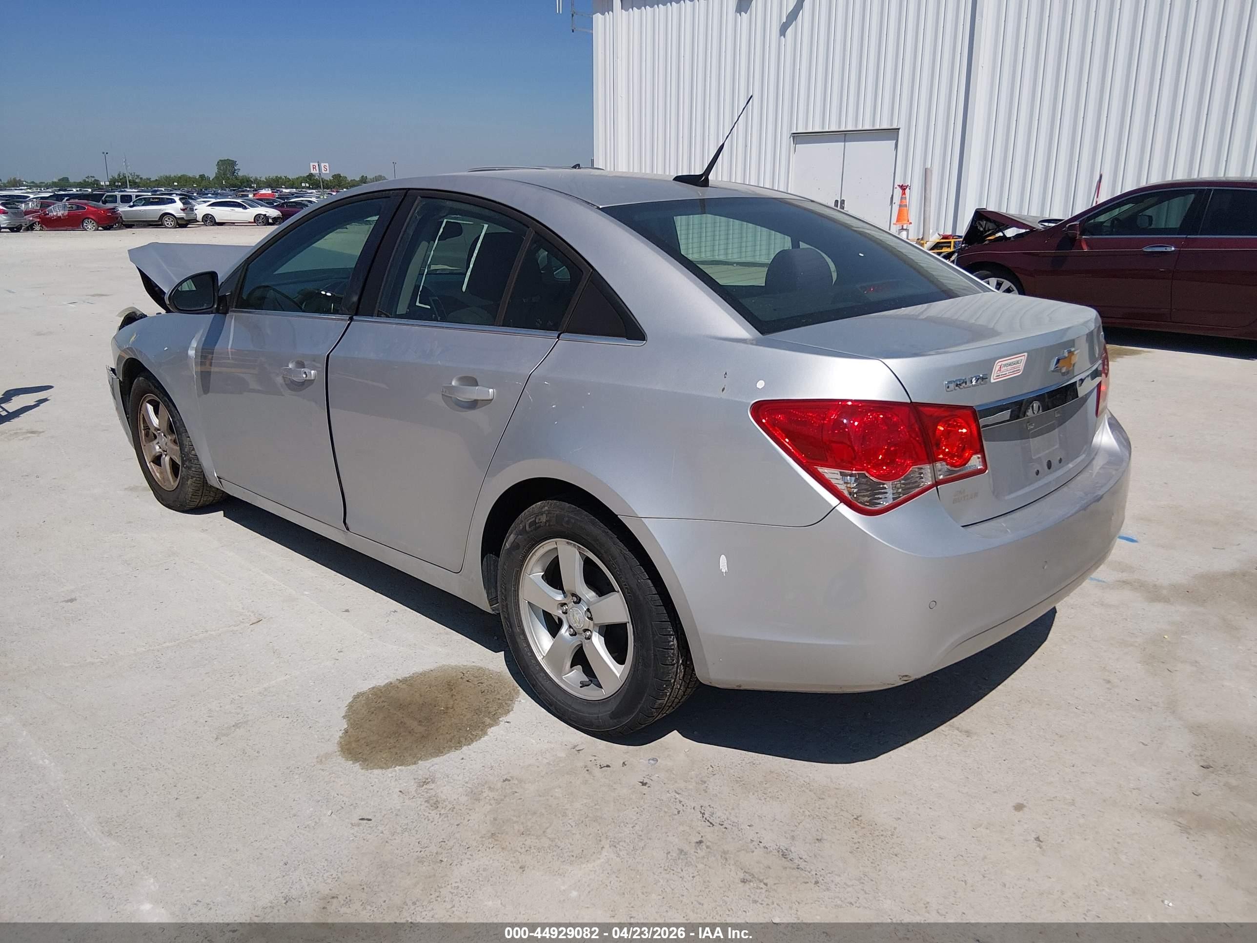 2012 Chevrolet Cruze 1lt Silver vin: 1G1PF5SCXC7361158