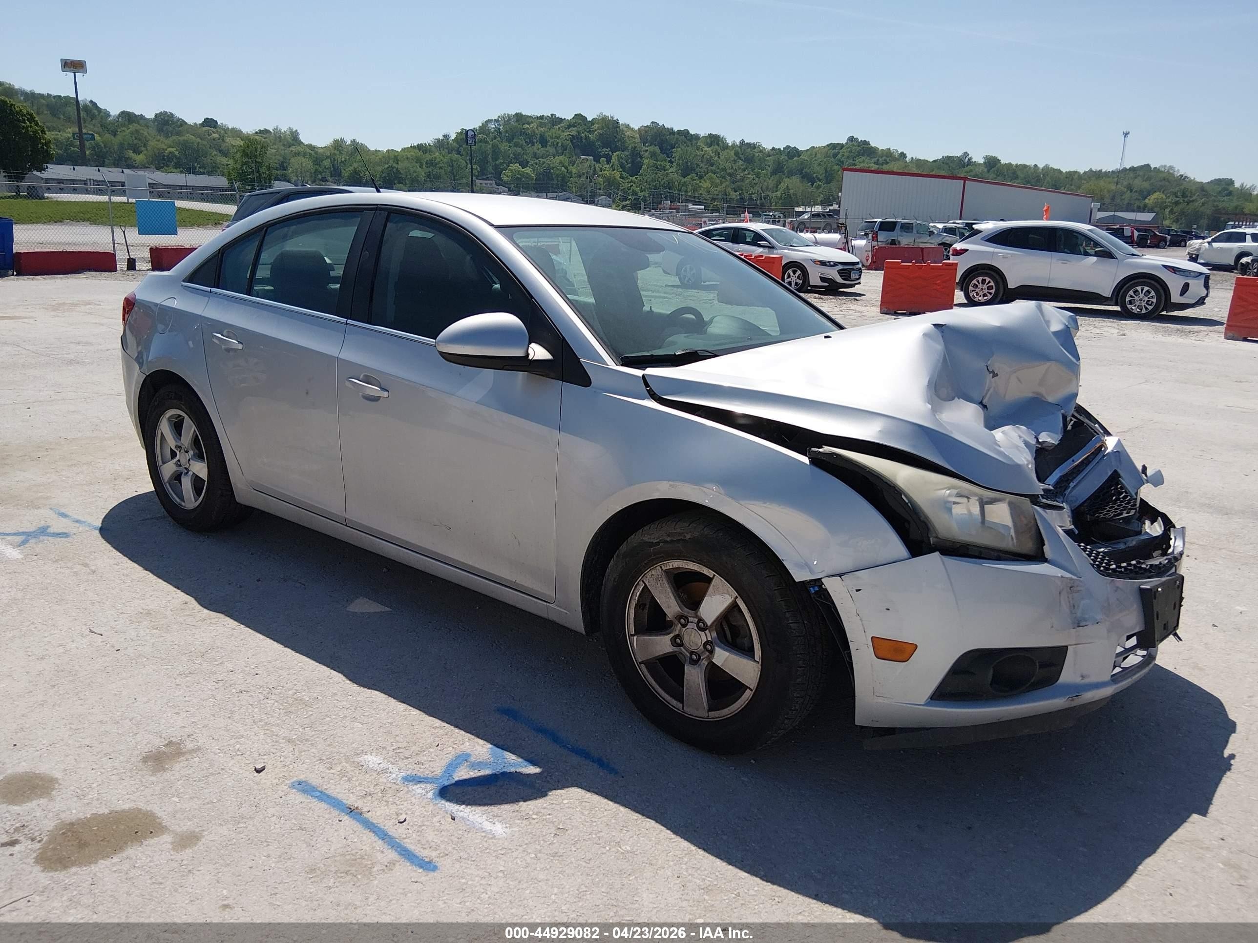 2012 Chevrolet Cruze 1lt Silver vin: 1G1PF5SCXC7361158