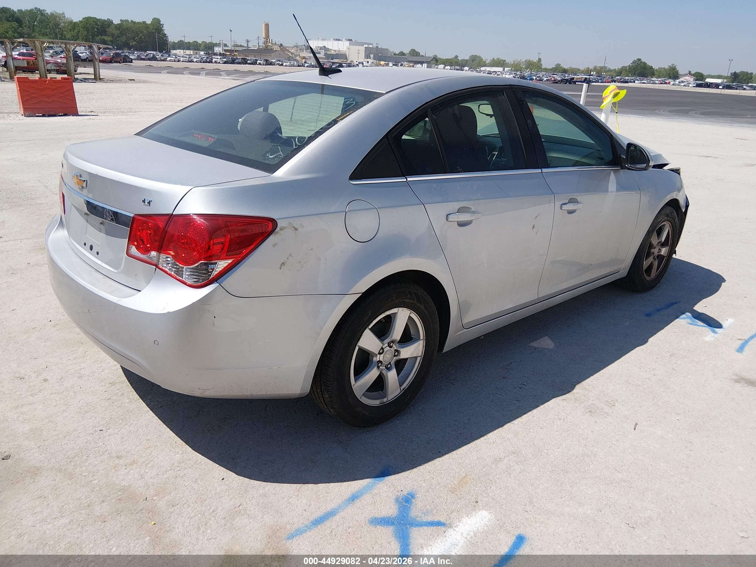 2012 Chevrolet Cruze 1lt Silver vin: 1G1PF5SCXC7361158