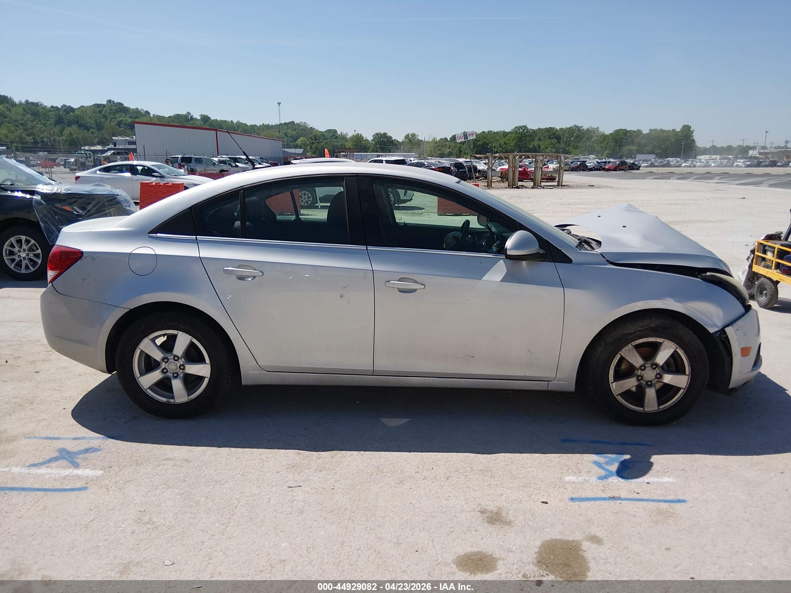 2012 Chevrolet Cruze 1lt Silver vin: 1G1PF5SCXC7361158