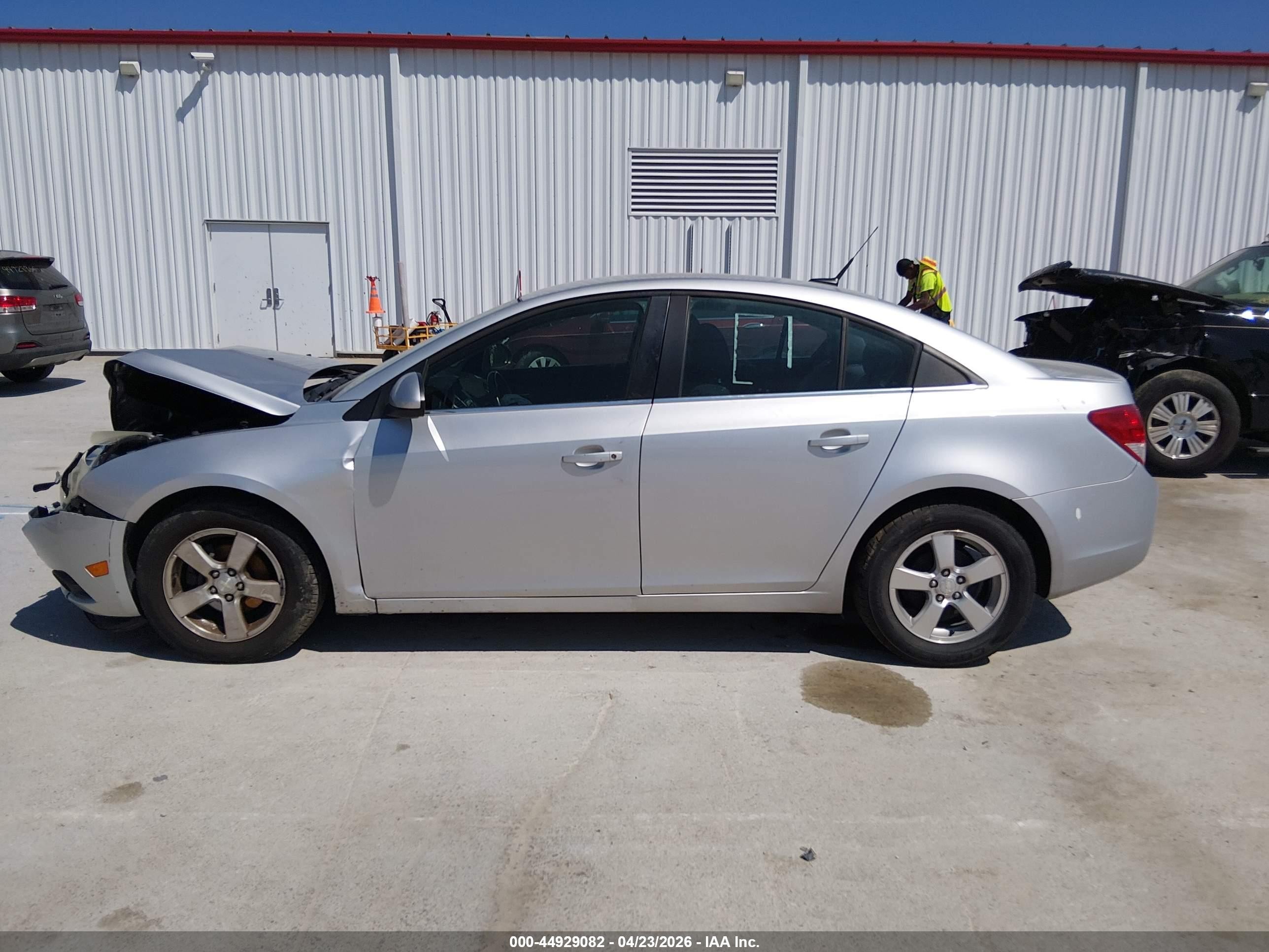 2012 Chevrolet Cruze 1lt Silver vin: 1G1PF5SCXC7361158