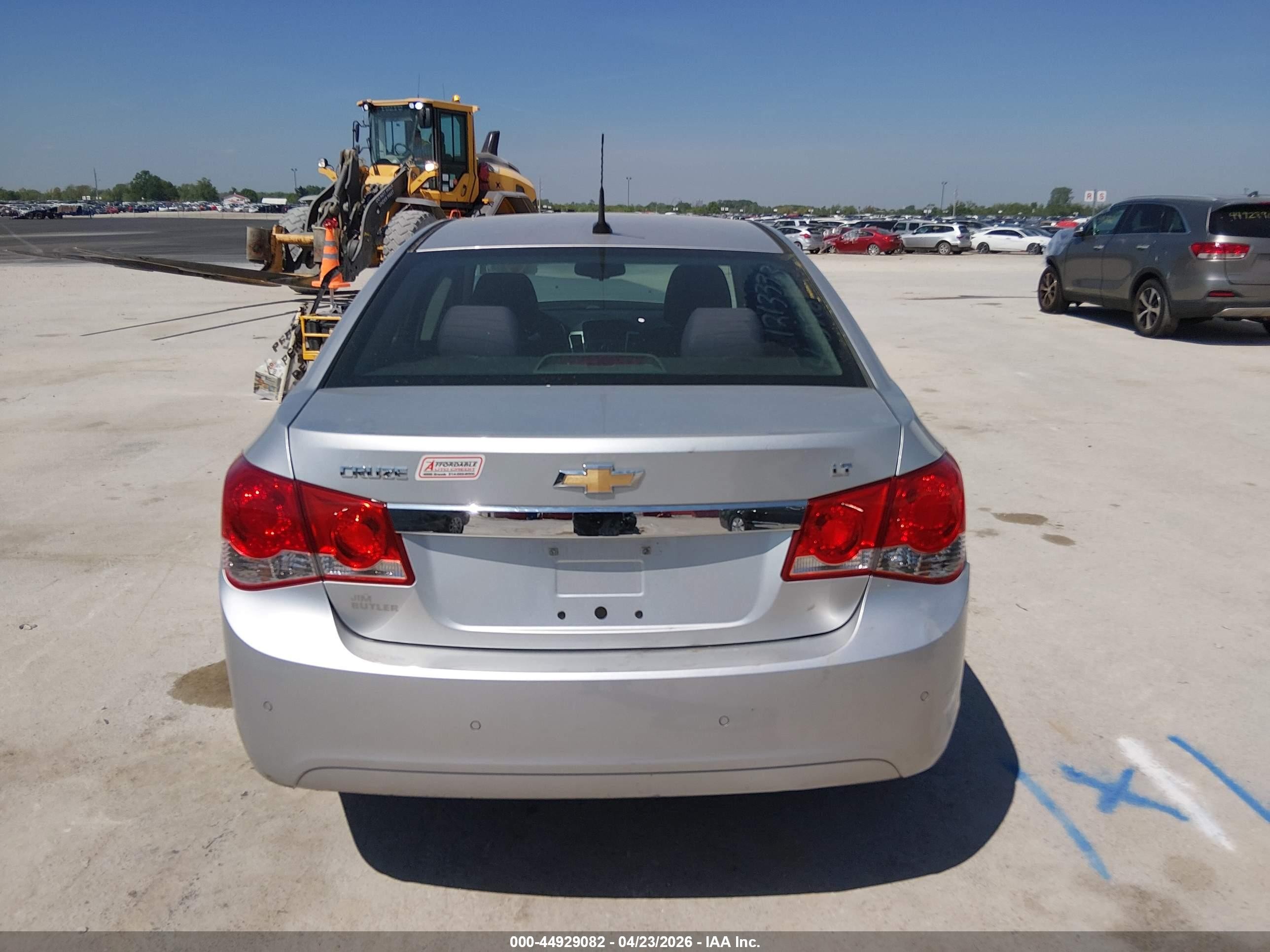 2012 Chevrolet Cruze 1lt Silver vin: 1G1PF5SCXC7361158