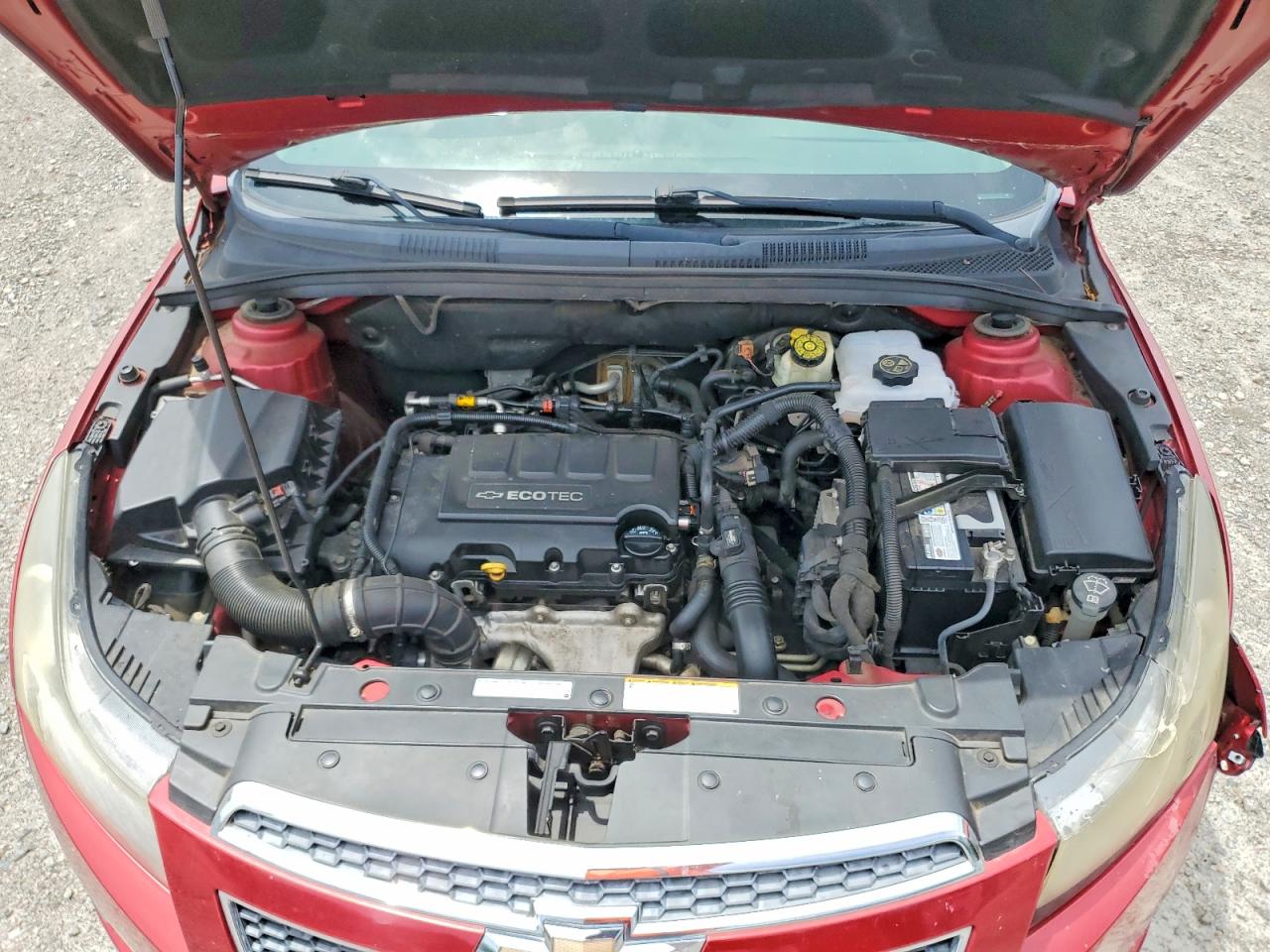 2012 Chevrolet Cruze Lt Red vin: 1G1PF5SCXC7375240