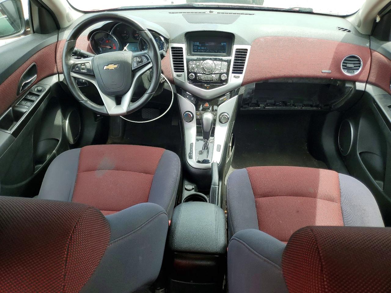 2012 Chevrolet Cruze Lt Red vin: 1G1PF5SCXC7375240