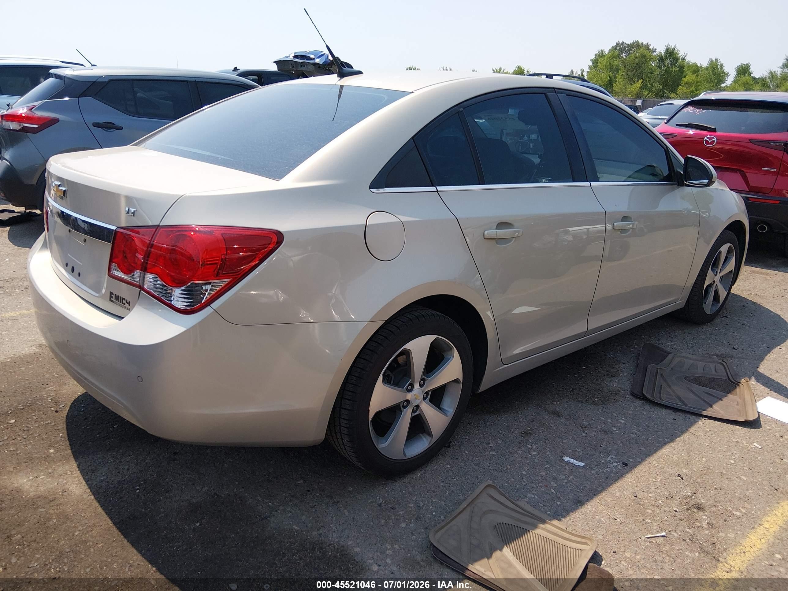 2011 Chevrolet Cruze 2lt Gold vin: 1G1PG5S90B7125635