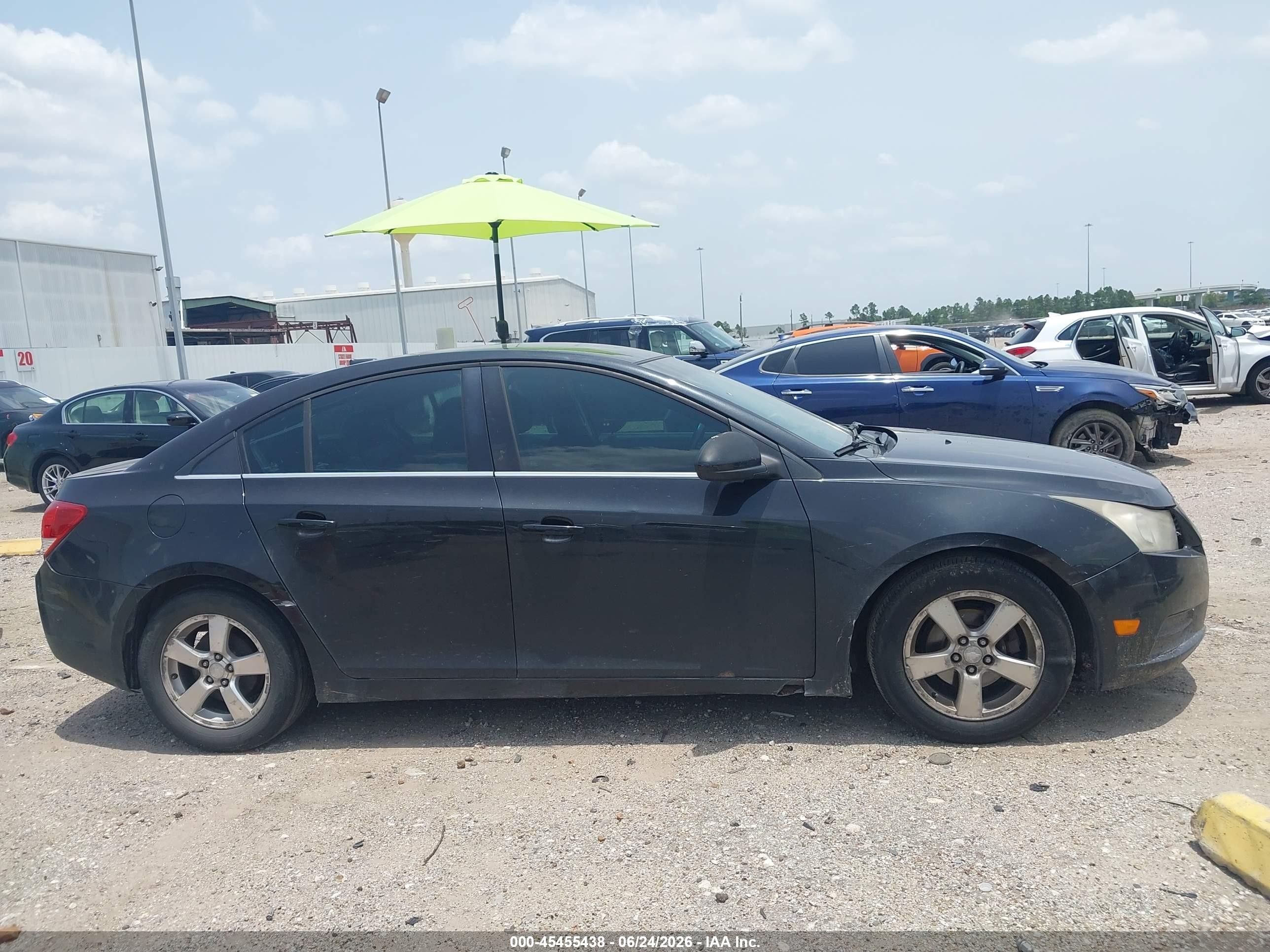 2011 Chevrolet Cruze 2lt Black vin: 1G1PG5S91B7125918