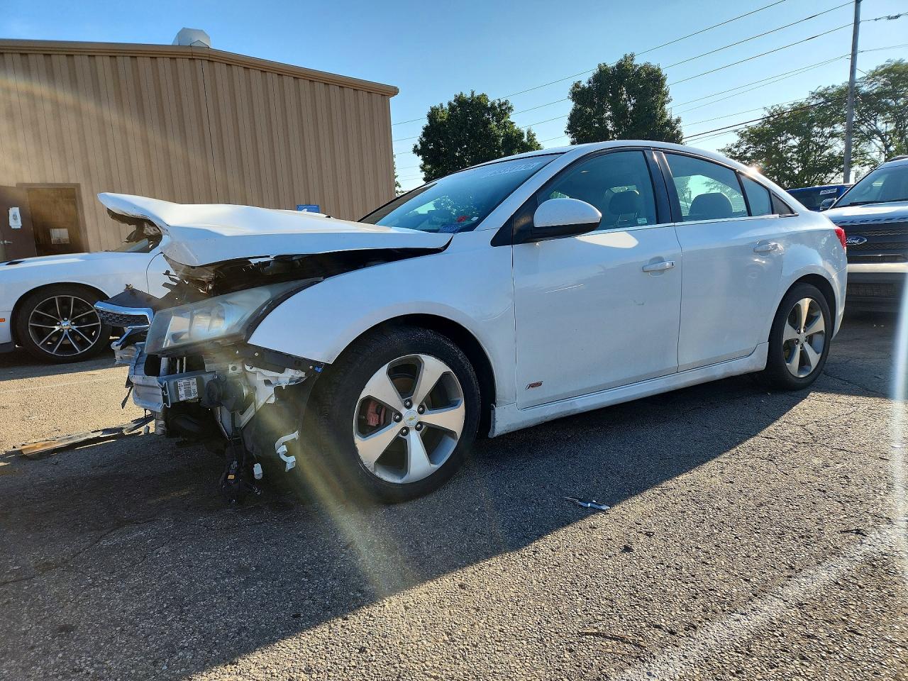 2011 Chevrolet Cruze Lt White vin: 1G1PG5S92B7295091
