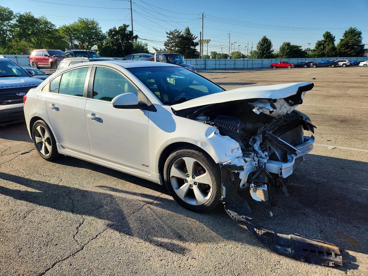 2011 Chevrolet Cruze Lt White vin: 1G1PG5S92B7295091