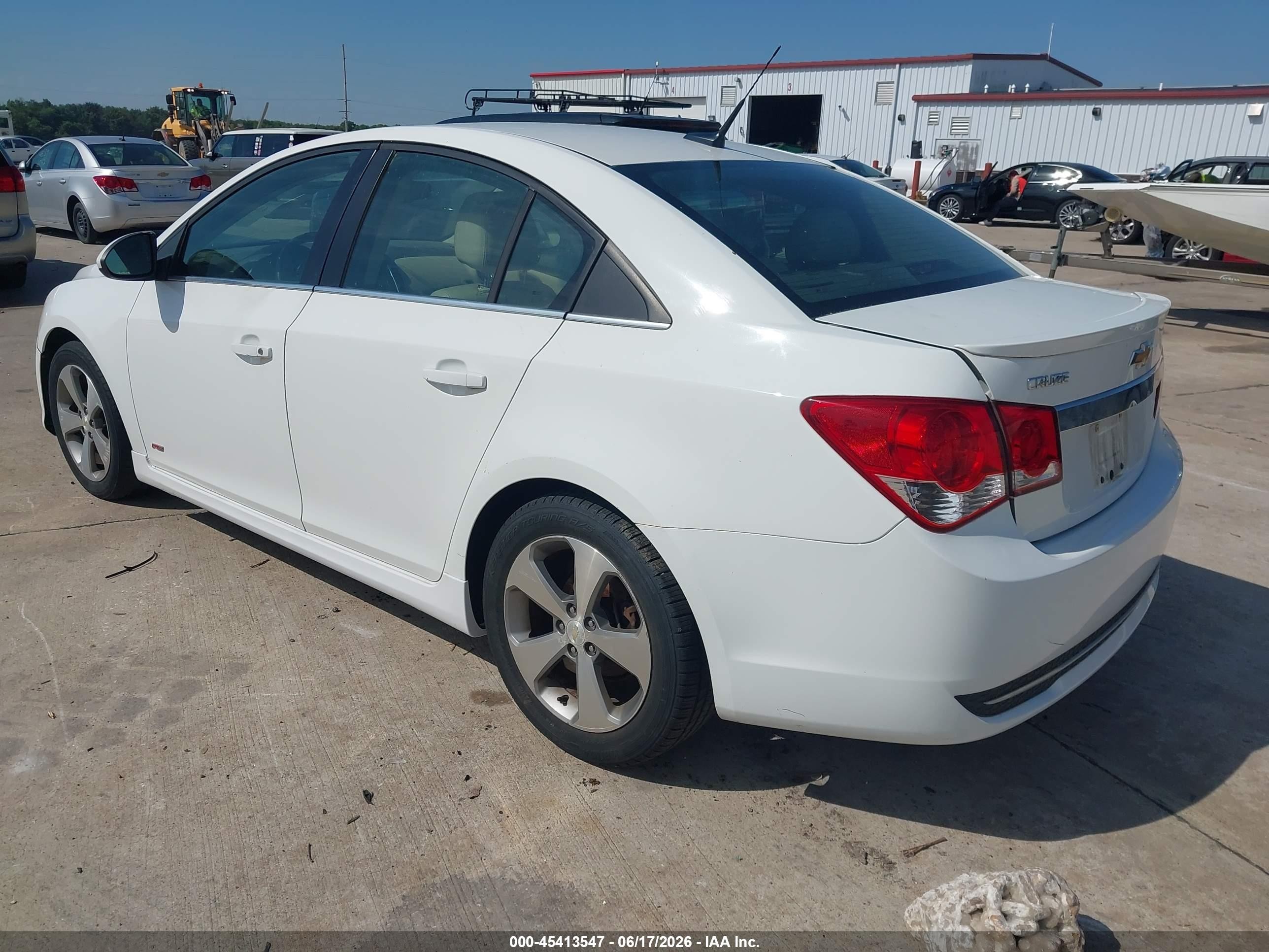 2011 Chevrolet Cruze 2lt White vin: 1G1PG5S92B7295222