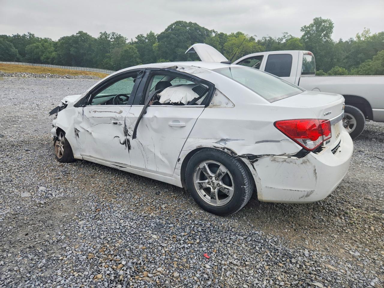 2011 Chevrolet Cruze Lt White vin: 1G1PG5S94B7254574