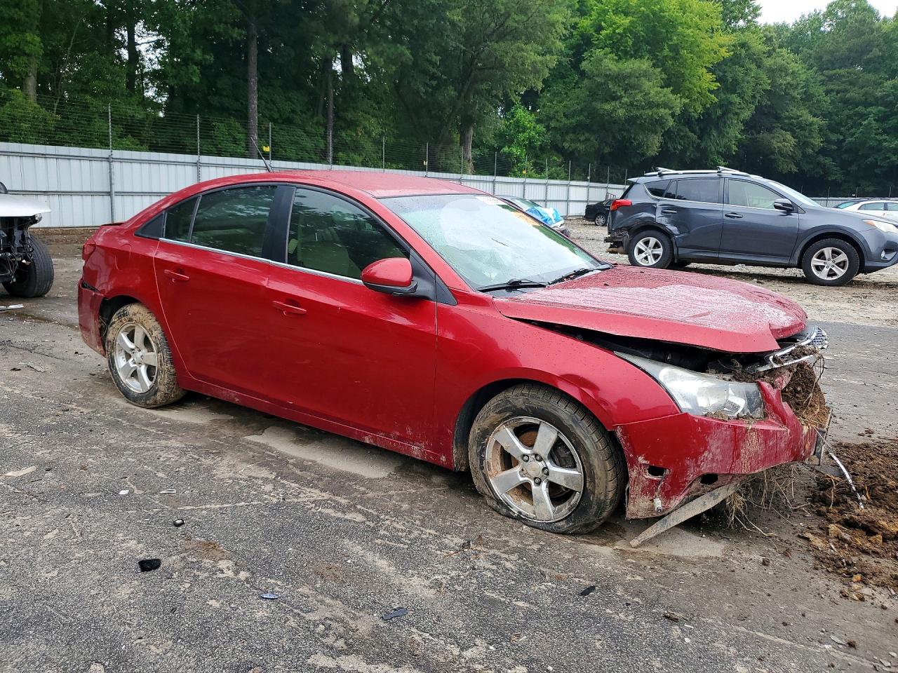 2011 Chevrolet Cruze Lt Red vin: 1G1PG5S95B7219347