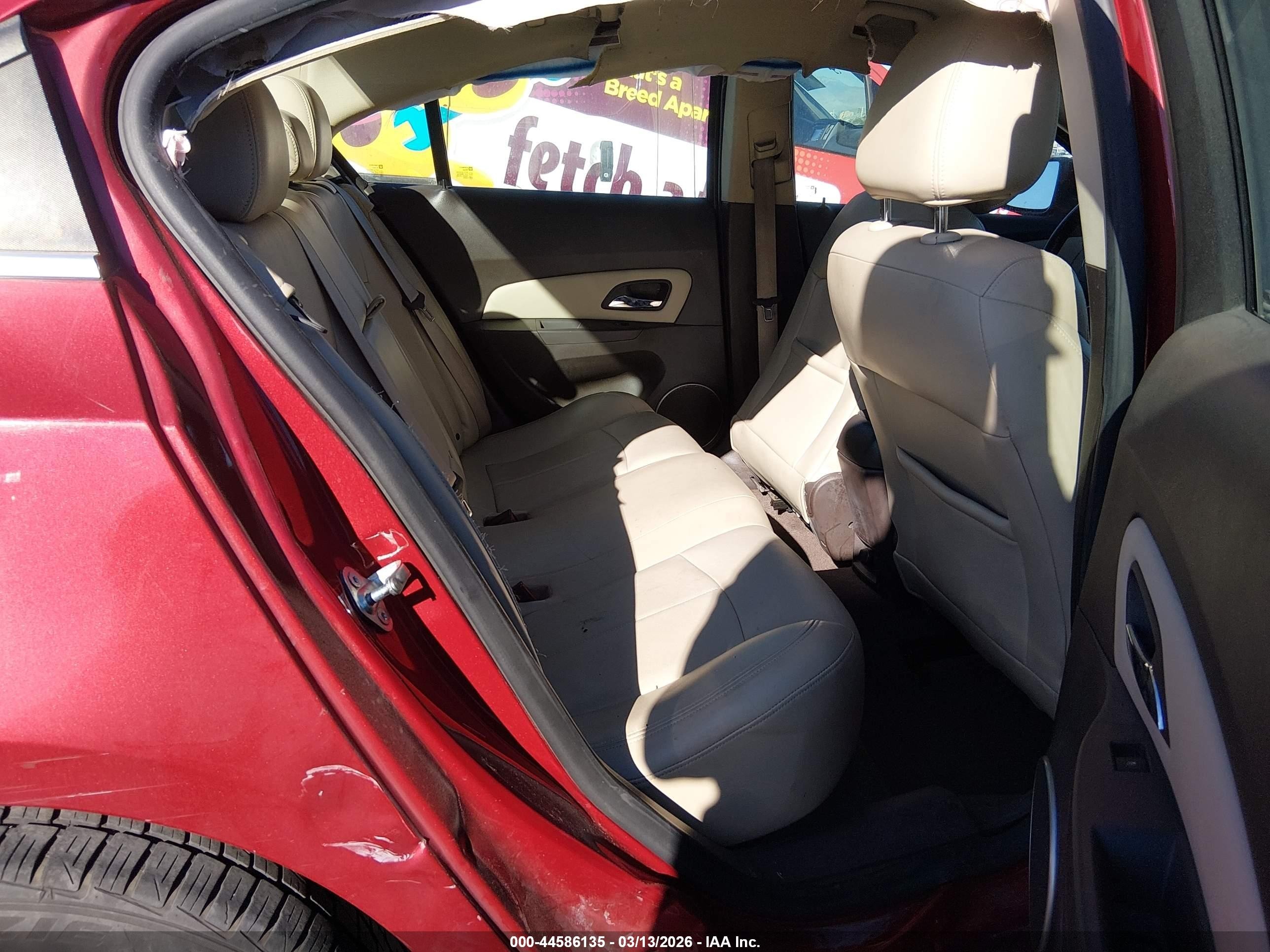 2011 Chevrolet Cruze 2lt Темно-бордовый vin: 1G1PG5S95B7302762