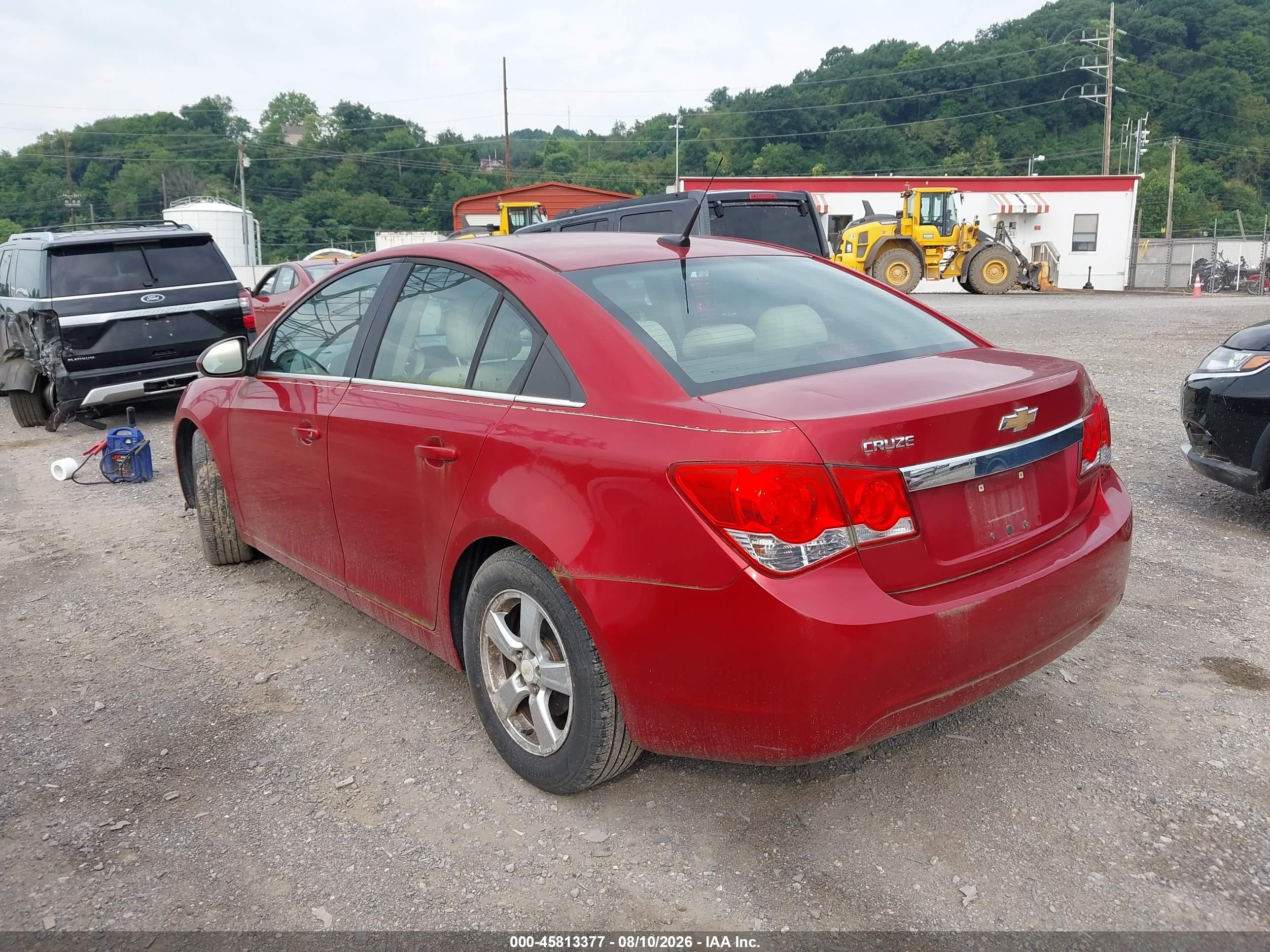 2011 Chevrolet Cruze 2lt Red vin: 1G1PG5S96B7102294