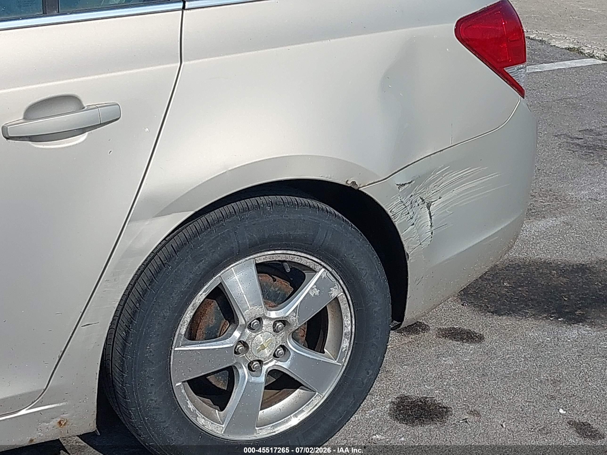 2011 Chevrolet Cruze 2lt Gold vin: 1G1PG5S97B7142674