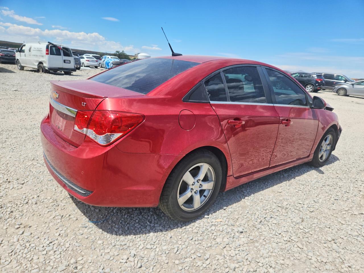2011 Chevrolet Cruze Lt Red vin: 1G1PG5S97B7234965
