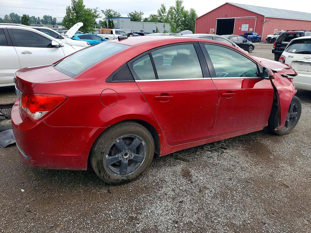 2011 Chevrolet Cruze 1lt Red vin: 1G1PG5S98B7235865