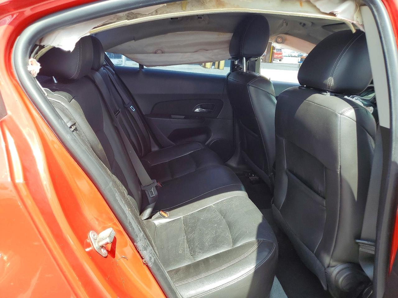 2014 Chevrolet Cruze Ltz Red vin: 1G1PG5SB0E7266003