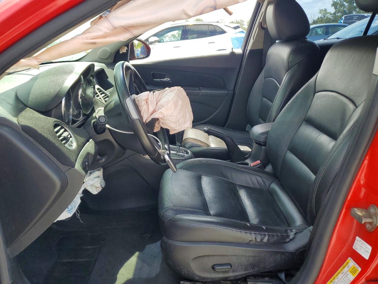 2014 Chevrolet Cruze Ltz Red vin: 1G1PG5SB0E7266003