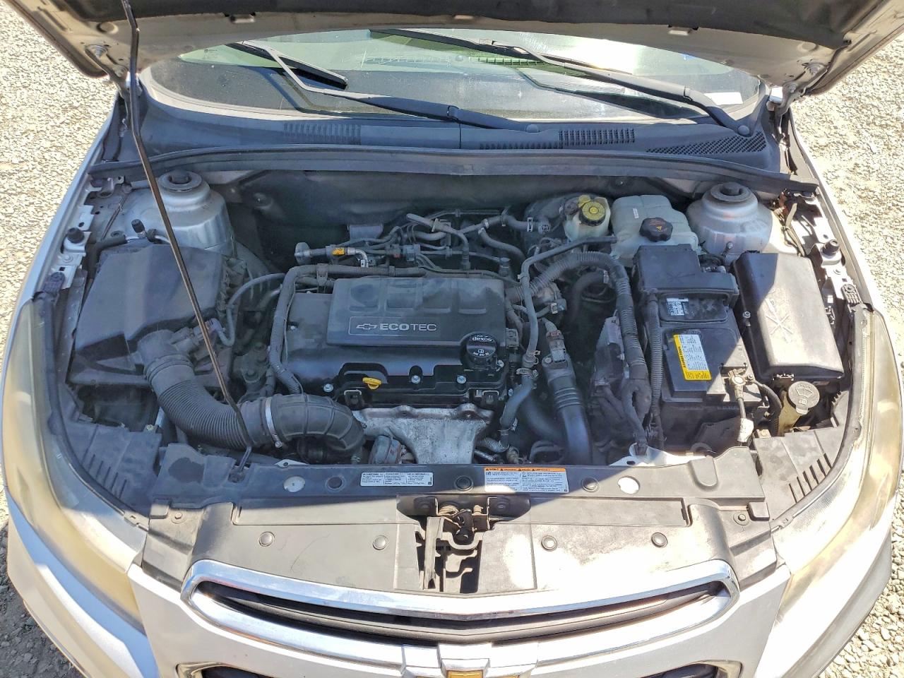 2015 Chevrolet Cruze Ltz Silver vin: 1G1PG5SB1F7112367