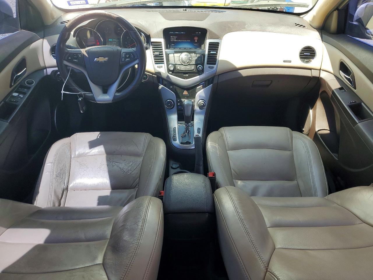 2015 Chevrolet Cruze Ltz Silver vin: 1G1PG5SB1F7112367
