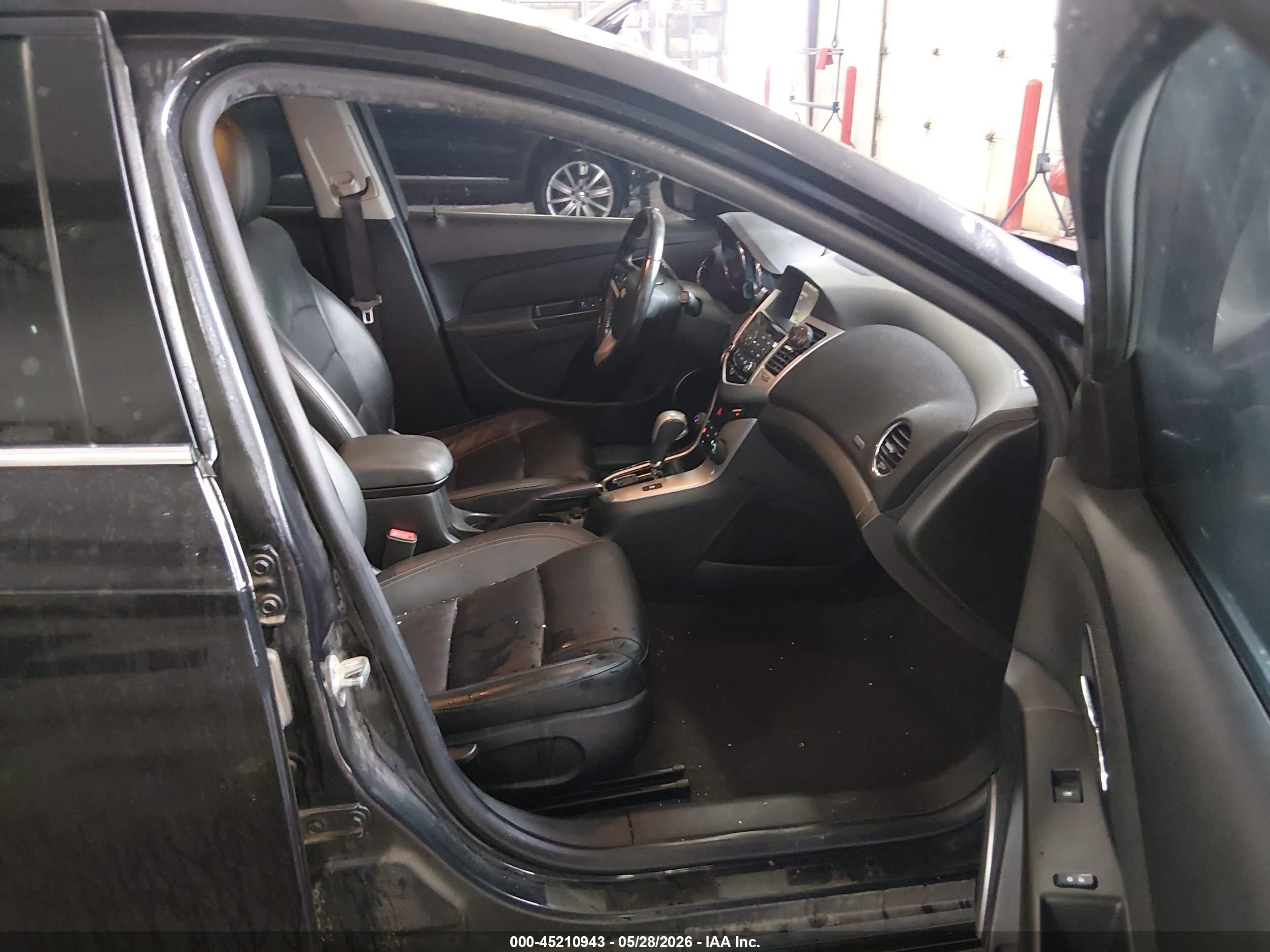 2015 Chevrolet Cruze Ltz Black vin: 1G1PG5SB1F7160080