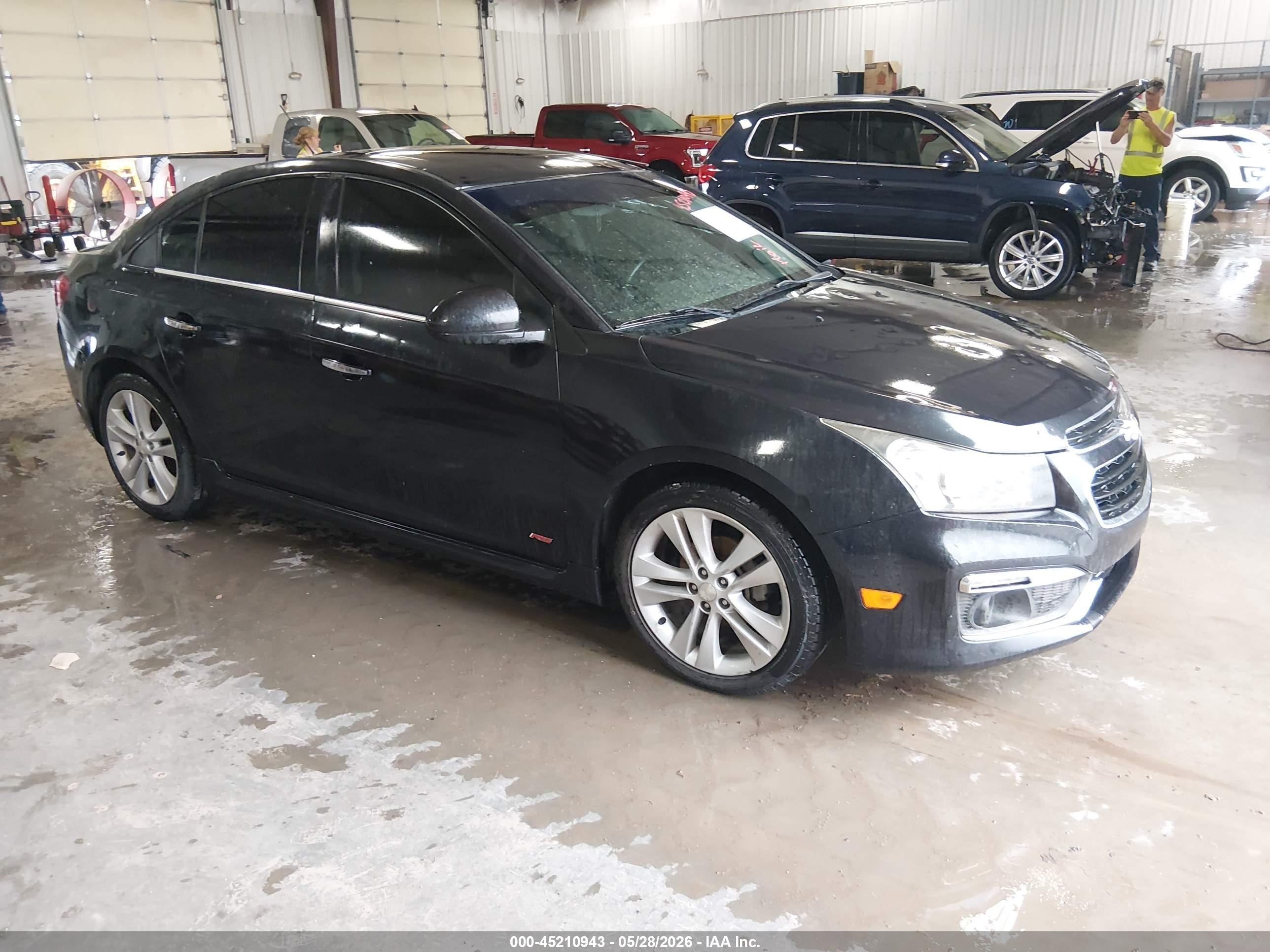 2015 Chevrolet Cruze Ltz Черный vin: 1G1PG5SB1F7160080
