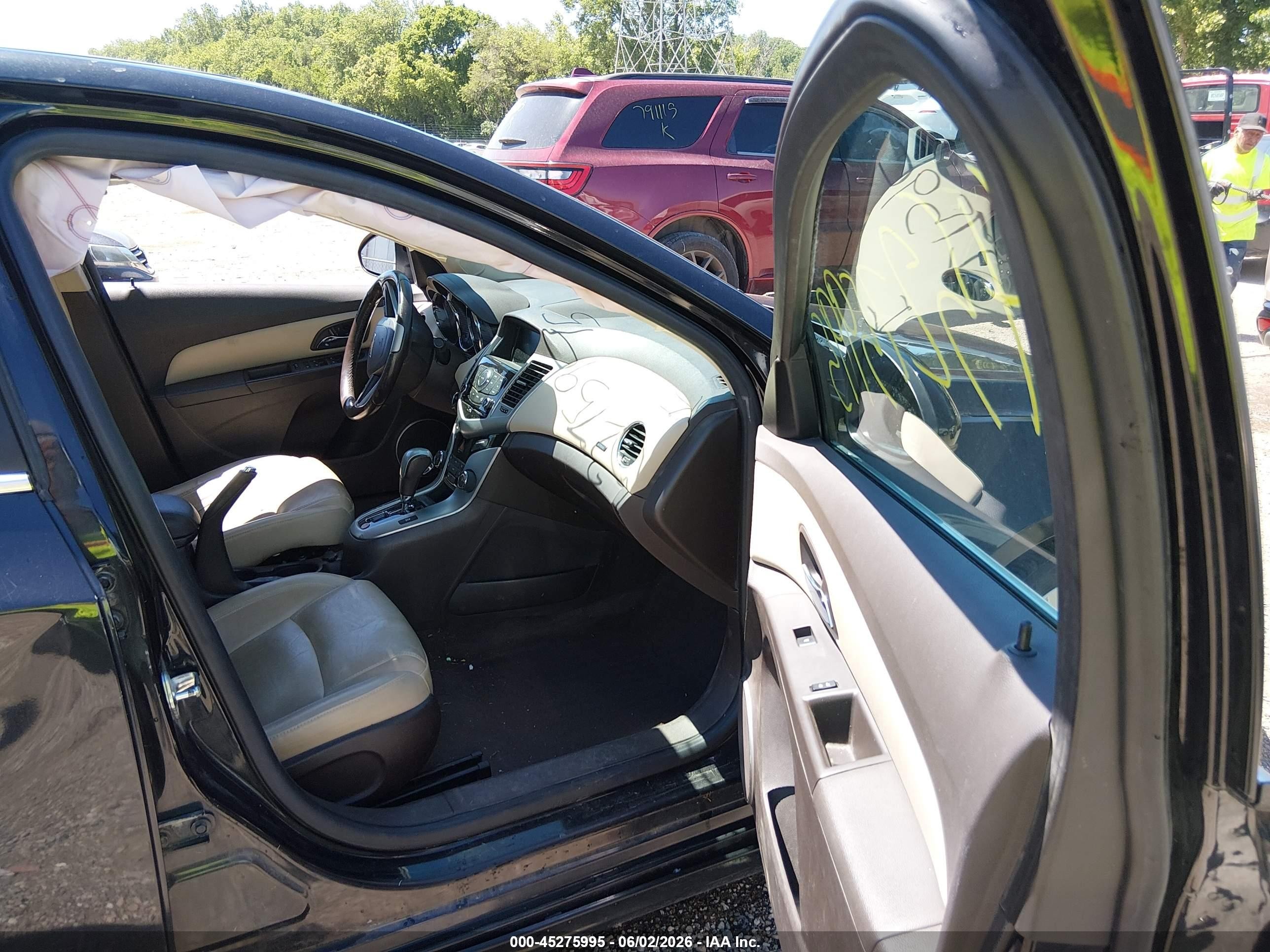 2015 Chevrolet Cruze Ltz Black vin: 1G1PG5SB1F7243766