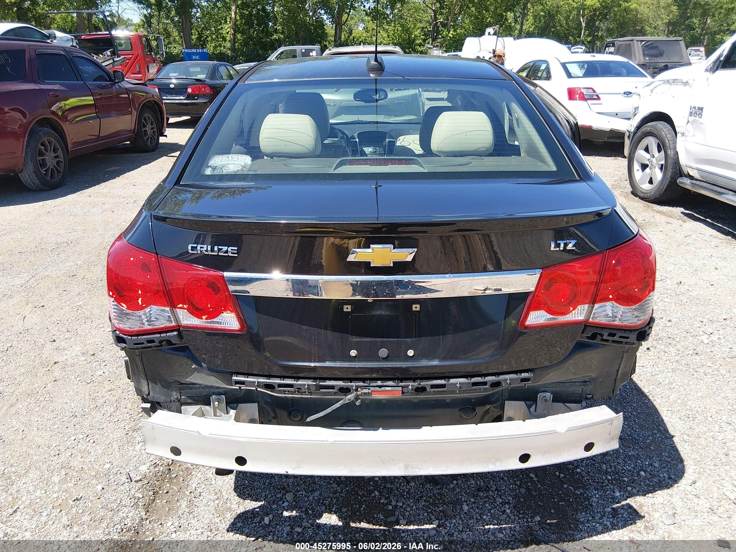 2015 Chevrolet Cruze Ltz Black vin: 1G1PG5SB1F7243766