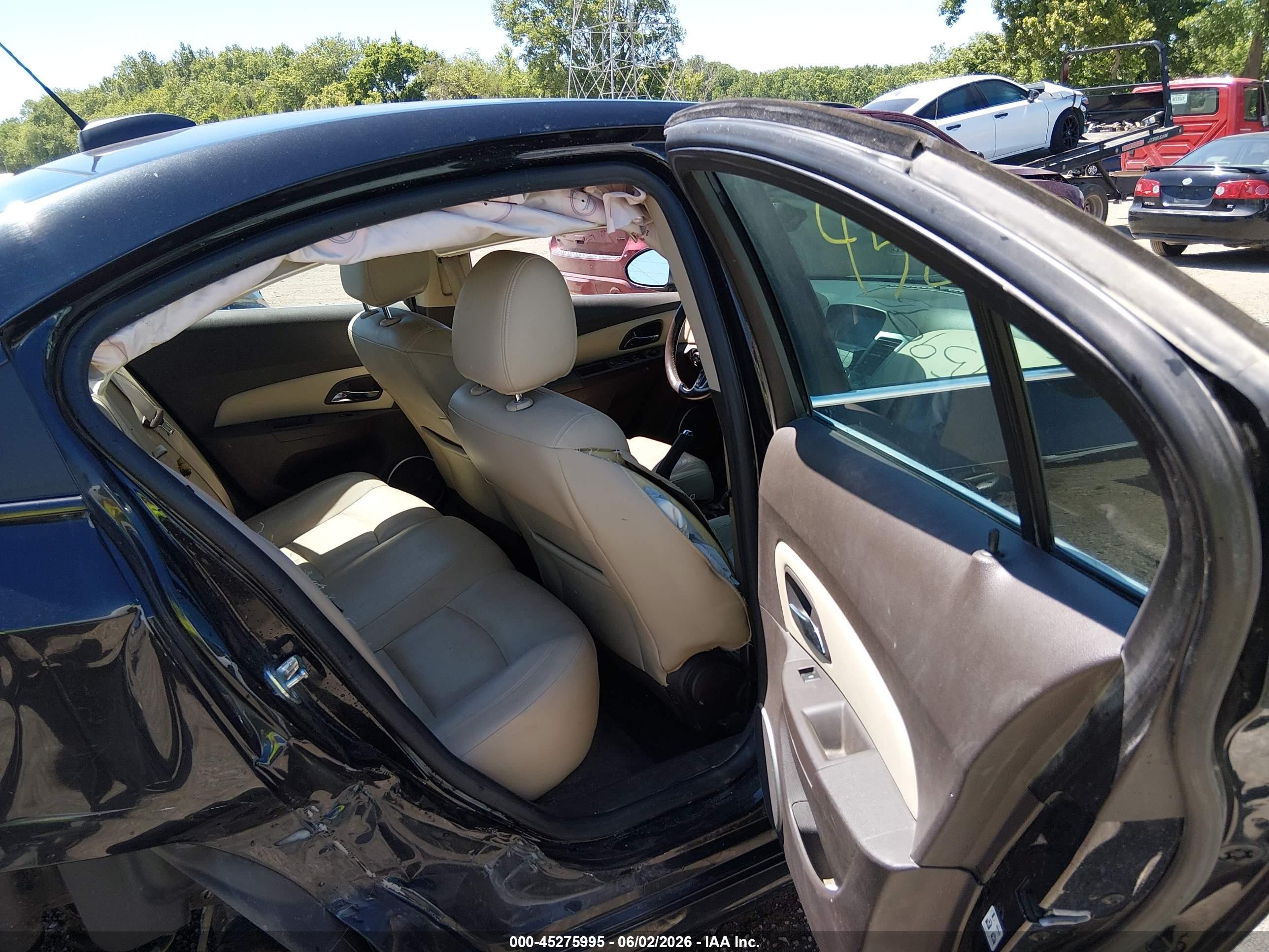 2015 Chevrolet Cruze Ltz Black vin: 1G1PG5SB1F7243766