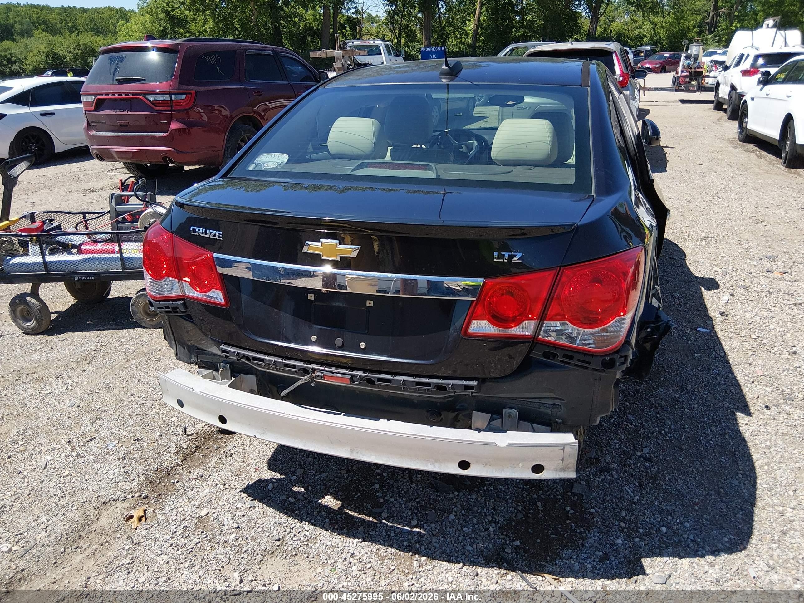 2015 Chevrolet Cruze Ltz Black vin: 1G1PG5SB1F7243766