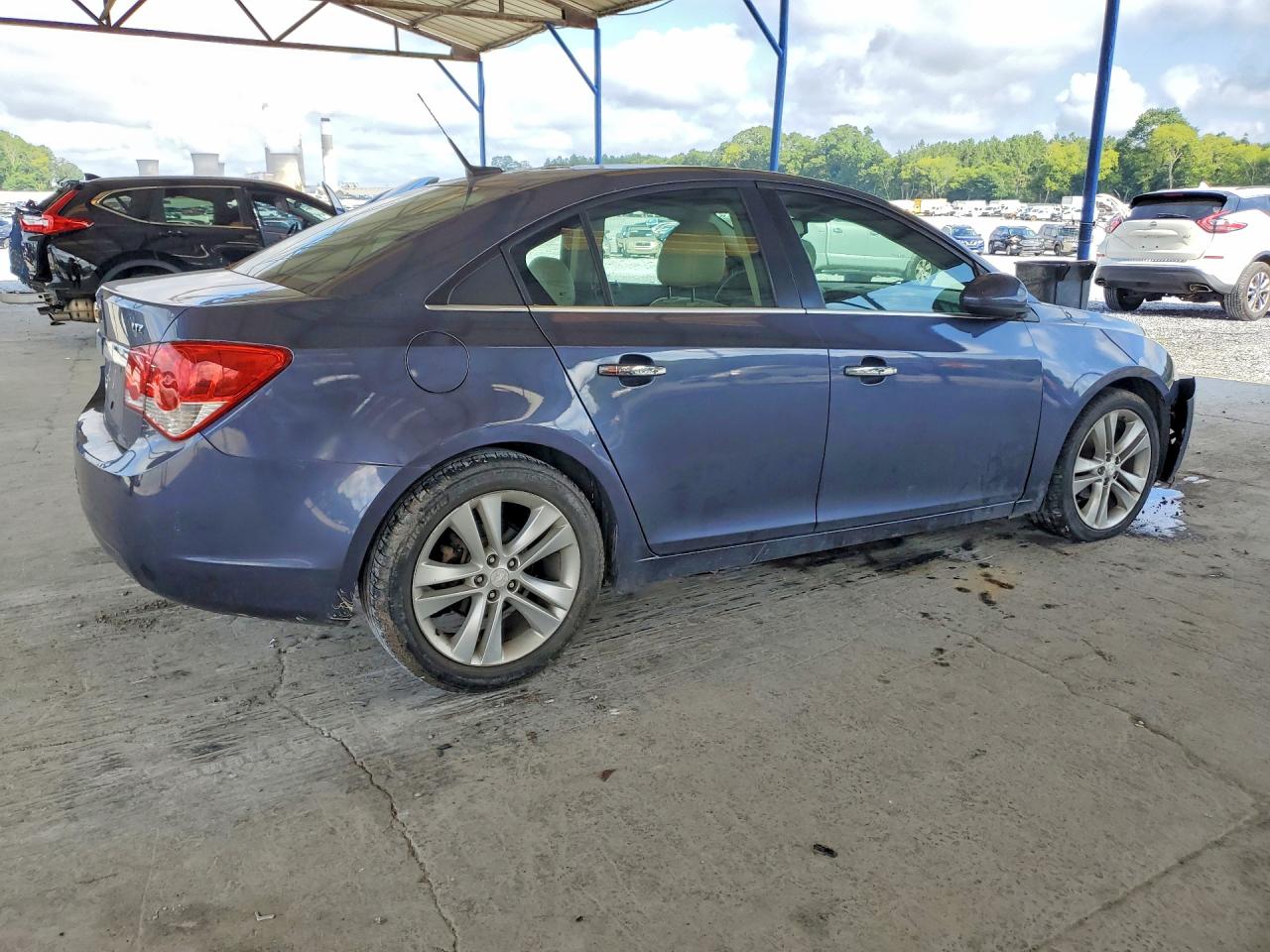 2013 Chevrolet Cruze Ltz Blue vin: 1G1PG5SB2D7213589