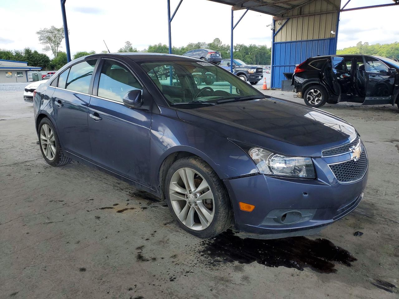2013 Chevrolet Cruze Ltz Blue vin: 1G1PG5SB2D7213589