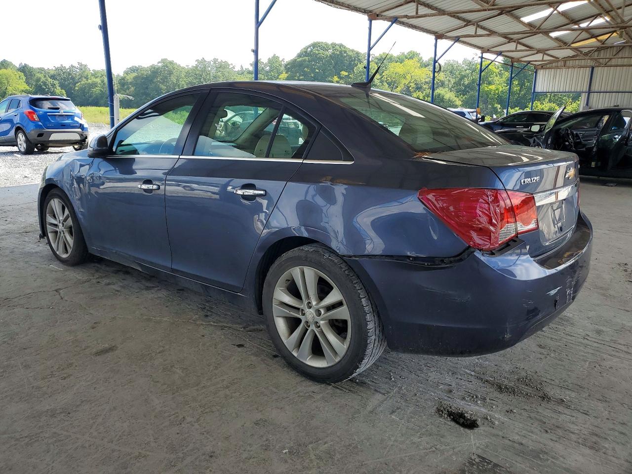 2013 Chevrolet Cruze Ltz Blue vin: 1G1PG5SB2D7213589