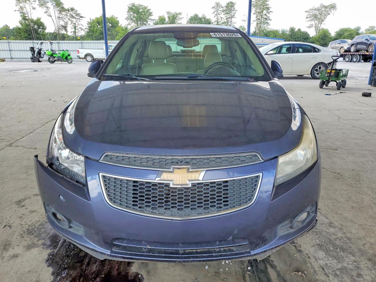 2013 Chevrolet Cruze Ltz Blue vin: 1G1PG5SB2D7213589