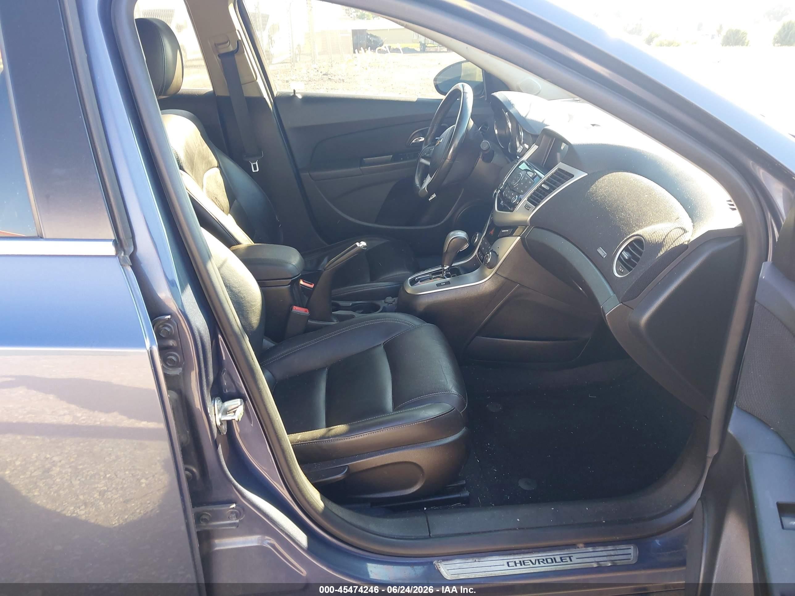 2013 Chevrolet Cruze Ltz Blue vin: 1G1PG5SB2D7259164