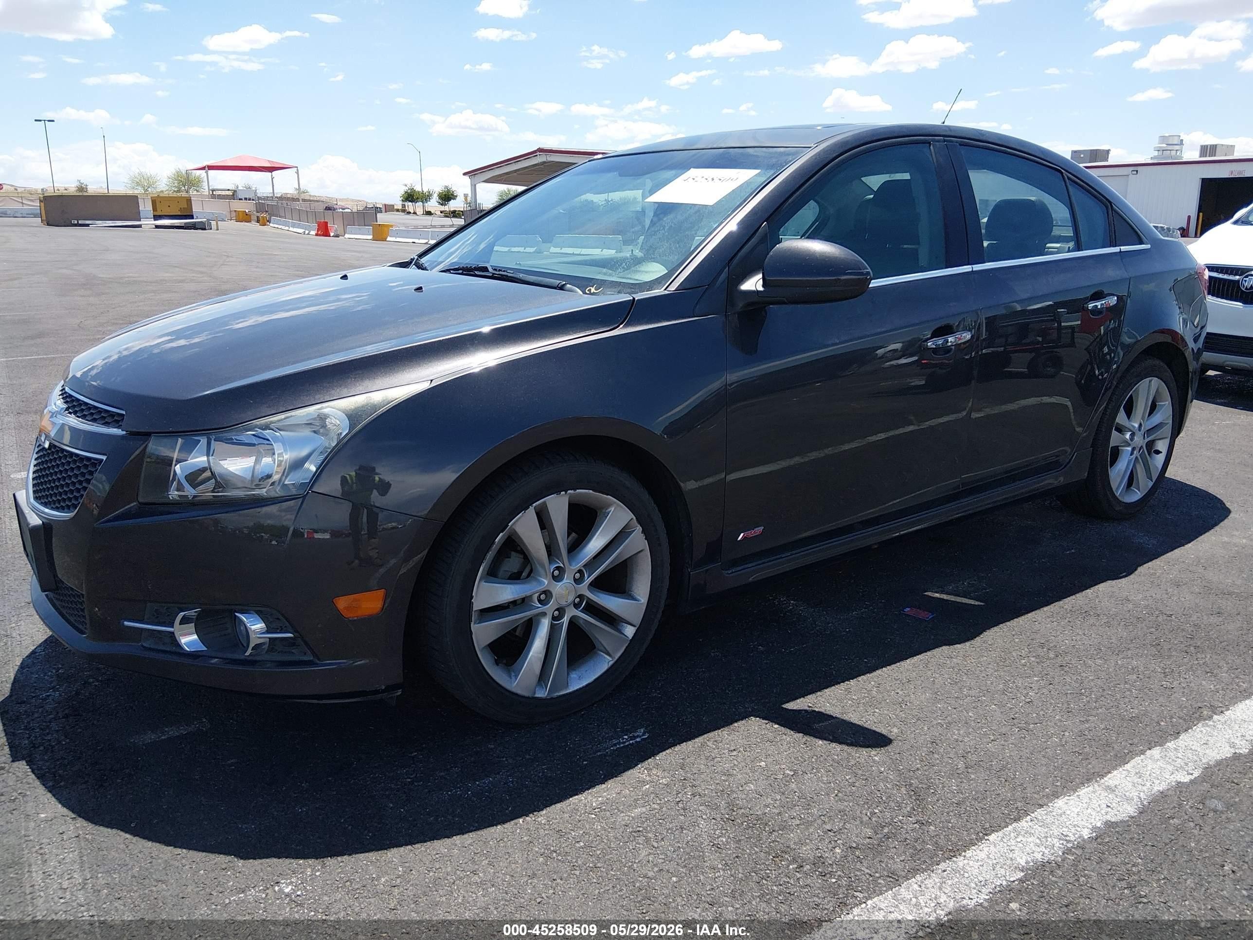 2014 Chevrolet Cruze Ltz Gray vin: 1G1PG5SB2E7232533