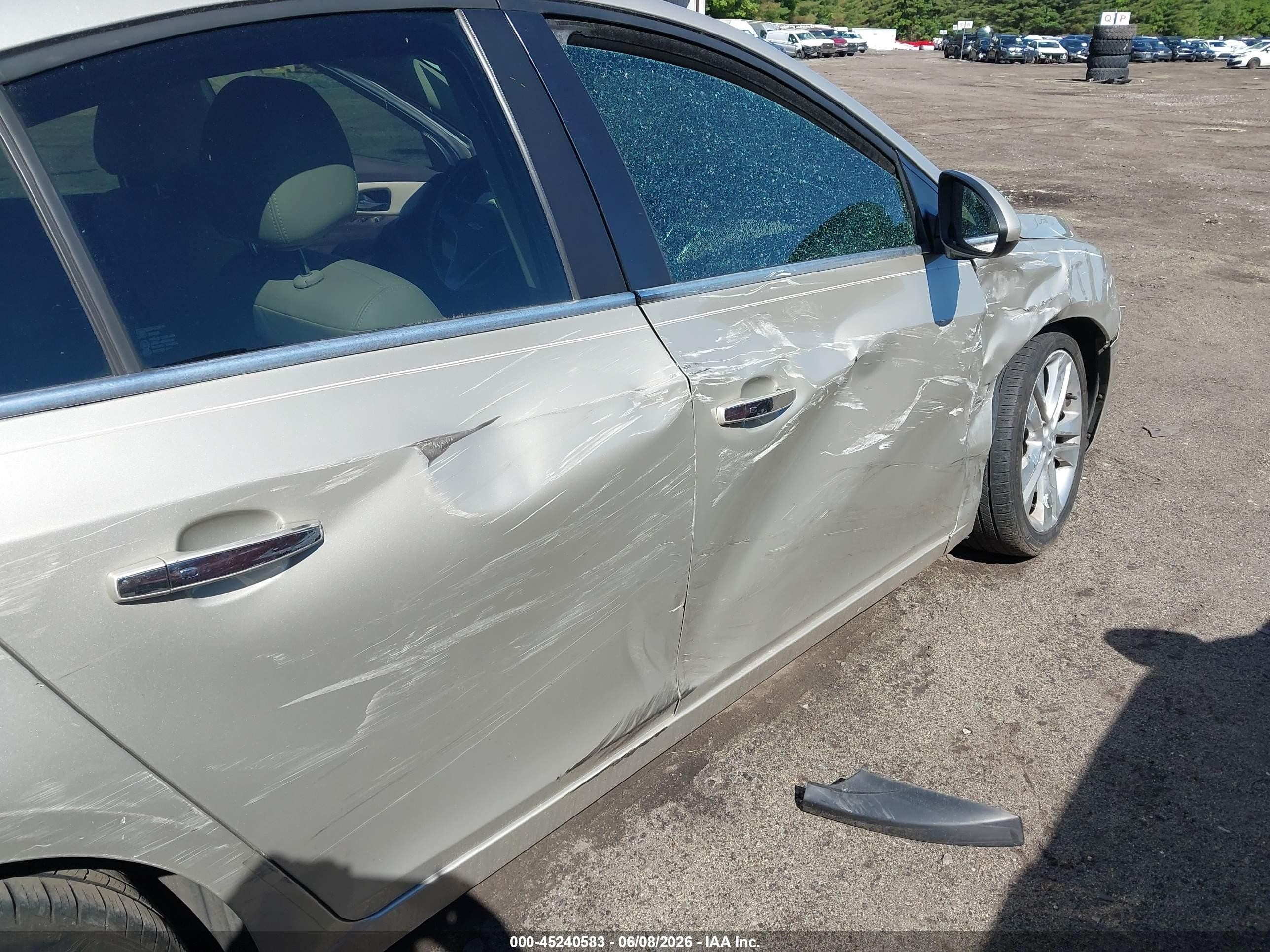 2014 Chevrolet Cruze Ltz Champagne vin: 1G1PG5SB2E7260932