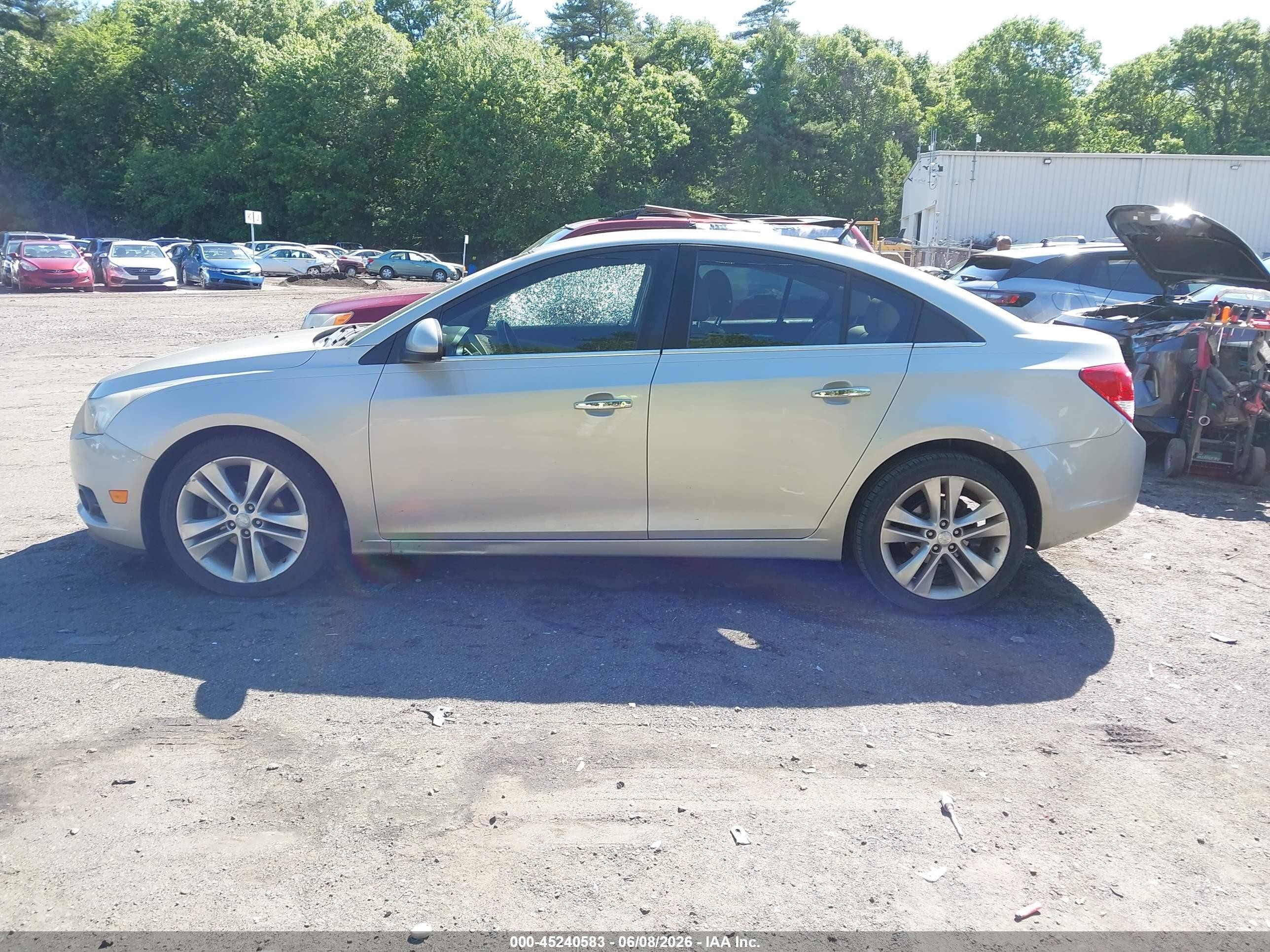 2014 Chevrolet Cruze Ltz Champagne vin: 1G1PG5SB2E7260932