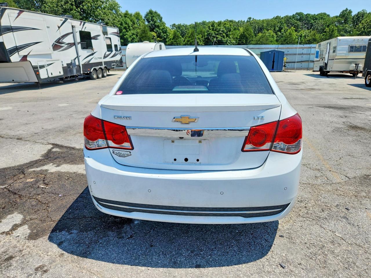 2014 Chevrolet Cruze Ltz White vin: 1G1PG5SB2E7263992