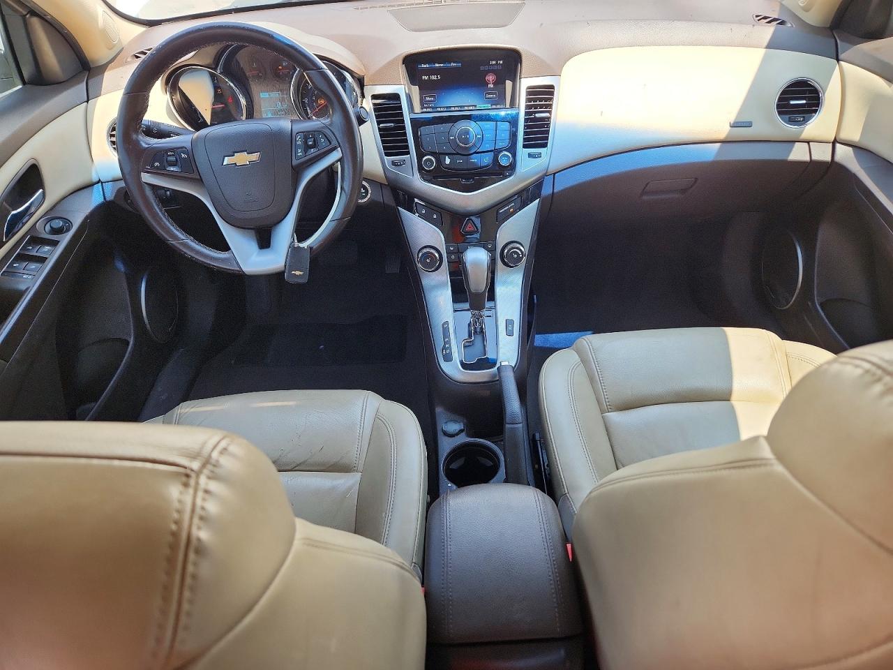 2014 Chevrolet Cruze Ltz White vin: 1G1PG5SB2E7263992