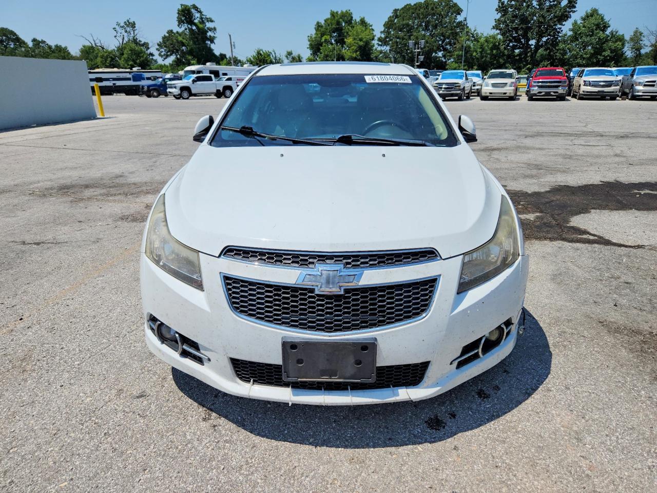 2014 Chevrolet Cruze Ltz White vin: 1G1PG5SB2E7263992